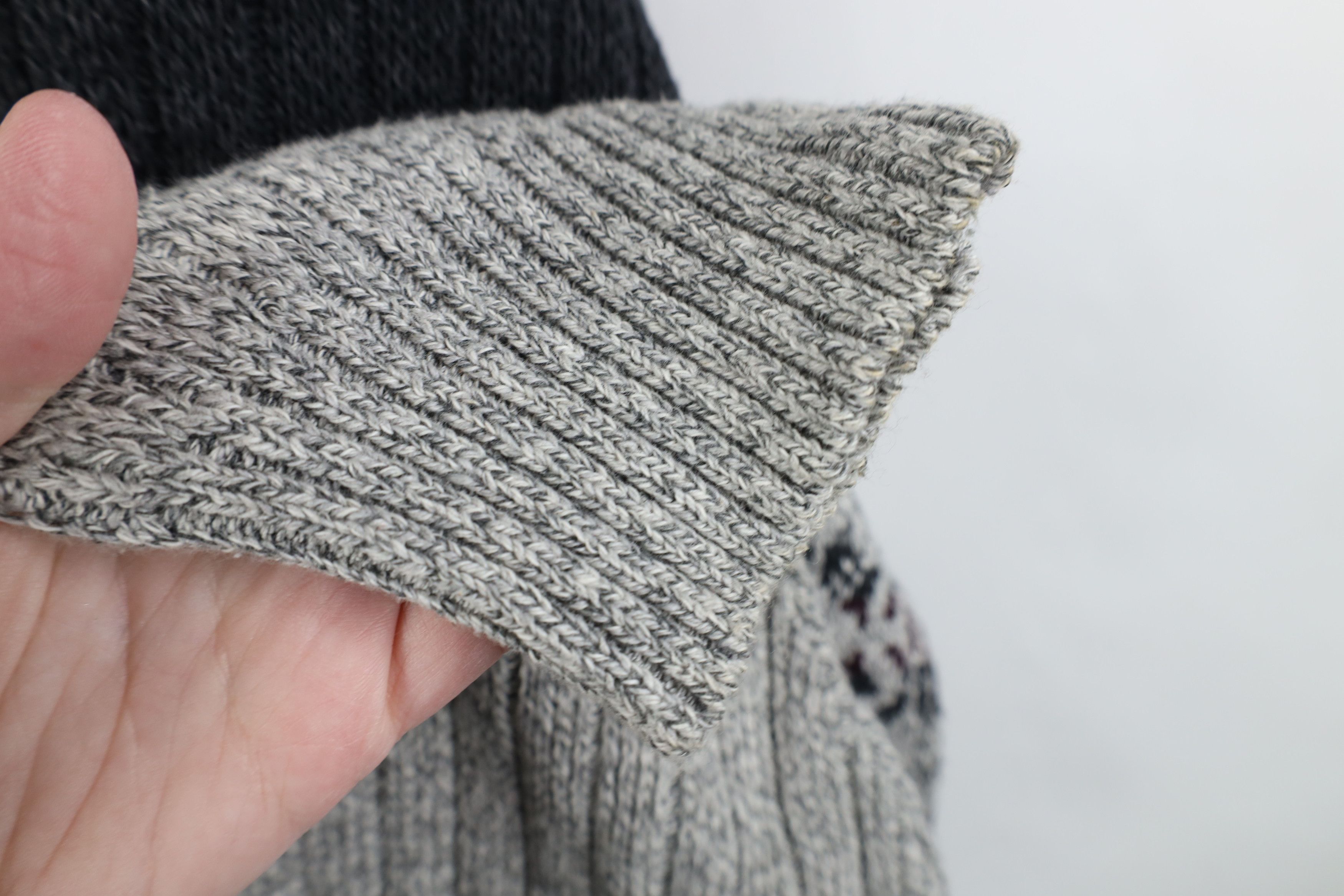 Vintage Vintage 90s Streetwear Ribbed Knit Crewneck Sweater USA Size US XL / EU 56 / 4 - 6 Thumbnail
