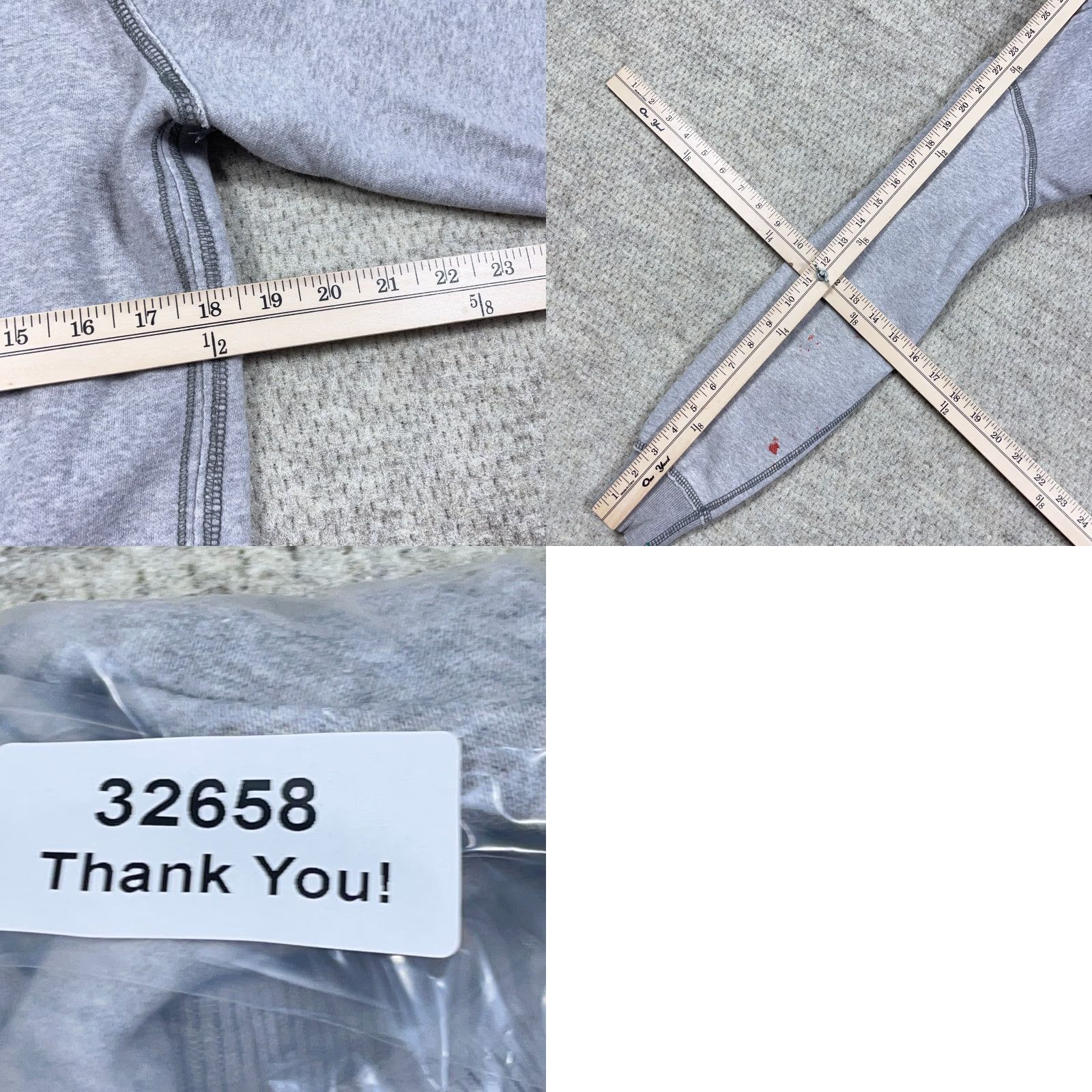 Vintage VINTAGE Aeropostale Hoodie Women M Gray Green V Neck Spell Out Stains Full Zip Logo Graphic 90s Size M / US 6-8 / IT 42-44 - 9 Thumbnail