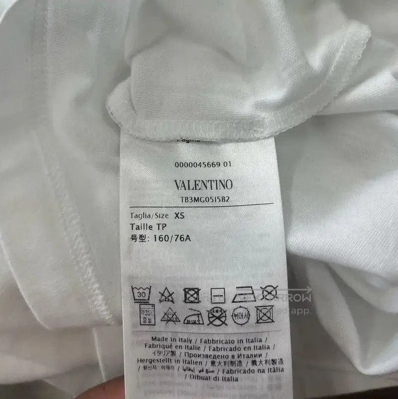 Valentino Valentino White Women's T-Shirt with Logo . Size XS / US 0-2 / IT 36-38 - 4 Thumbnail