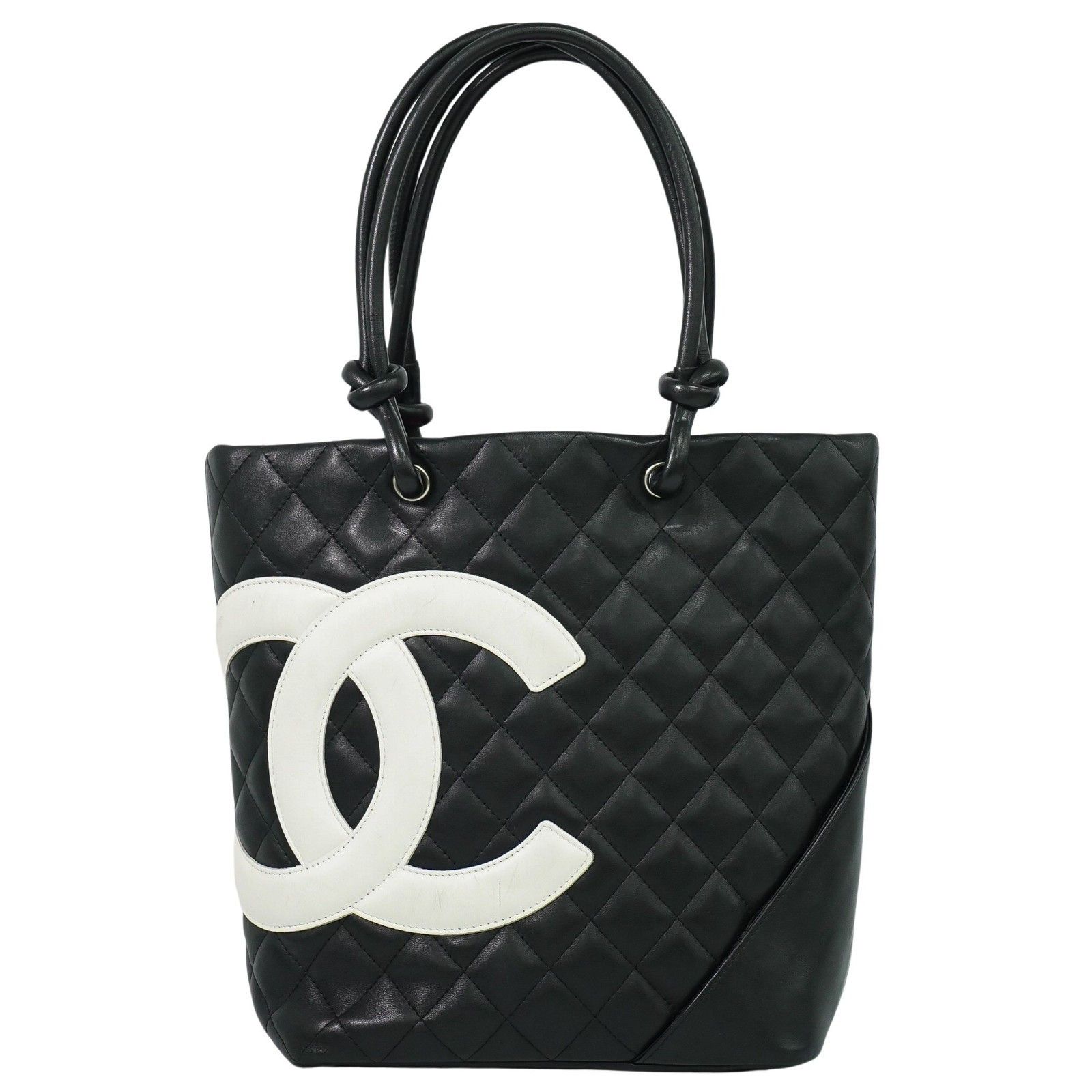 Chanel Chanel Cambon Tote Quilted Leather Size ONE SIZE - 1 Thumbnail