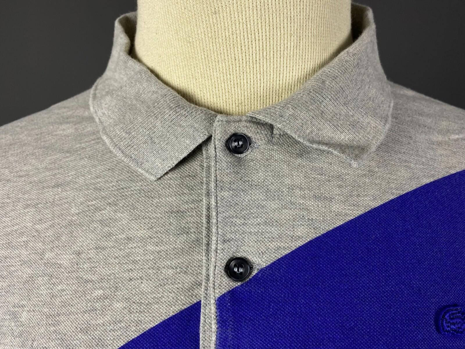 Lacoste Lacoste Slim Fit Gray Colourblock Polo Shirt Shirt 8 3XL 2XL Size US XXL / EU 58 / 5 - 5 Thumbnail