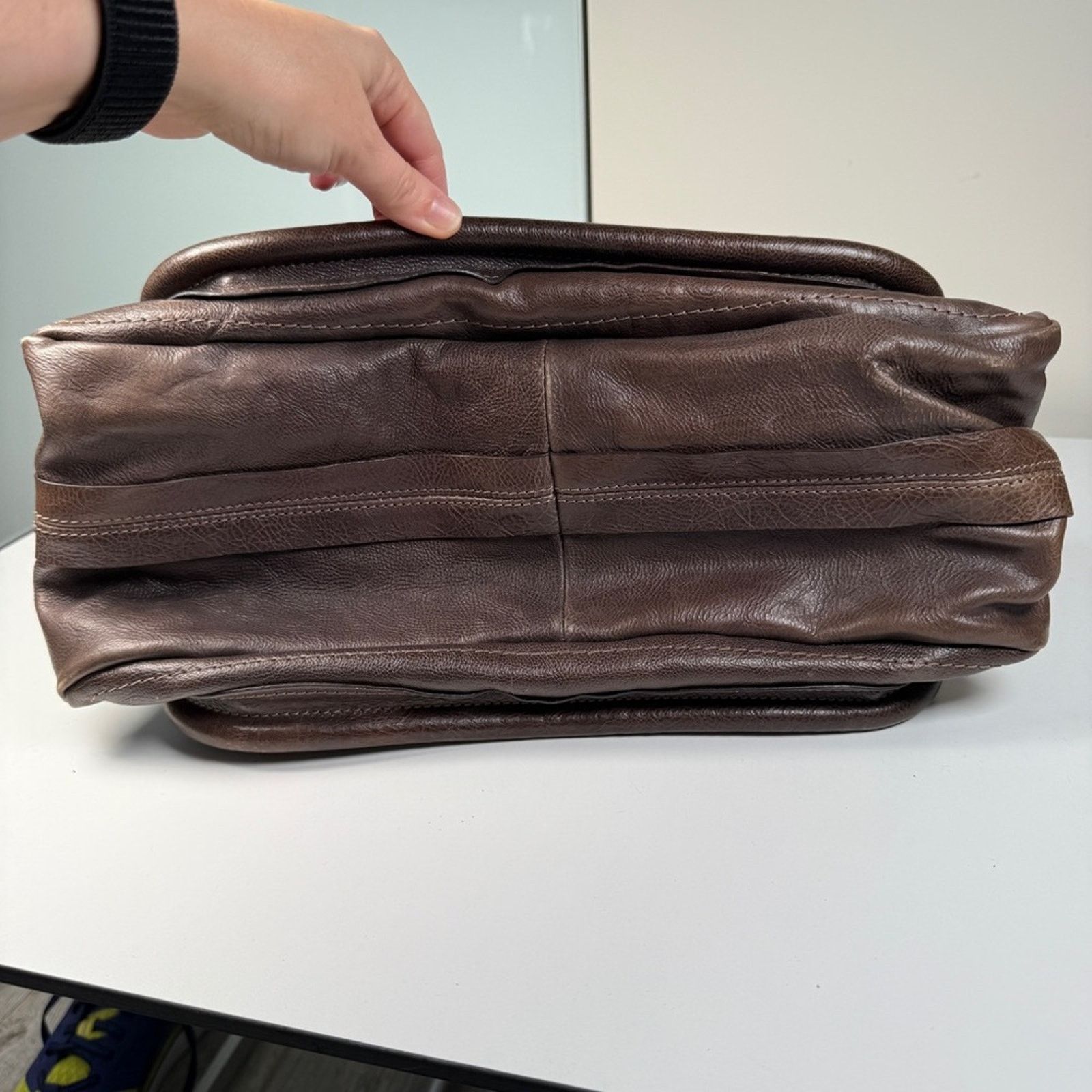 Chloe Chloé Paraty Brown Leather Tote Size ONE SIZE - 10 Thumbnail