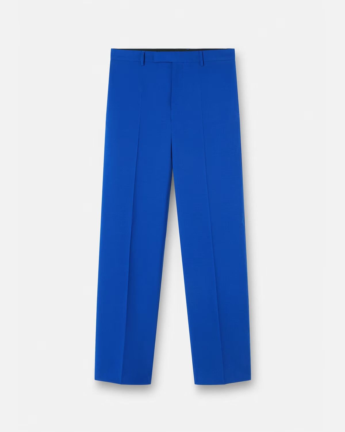 Image of Versace Silk And Wool Blend Pants $1100 Size 38(54) in Blue, Men's