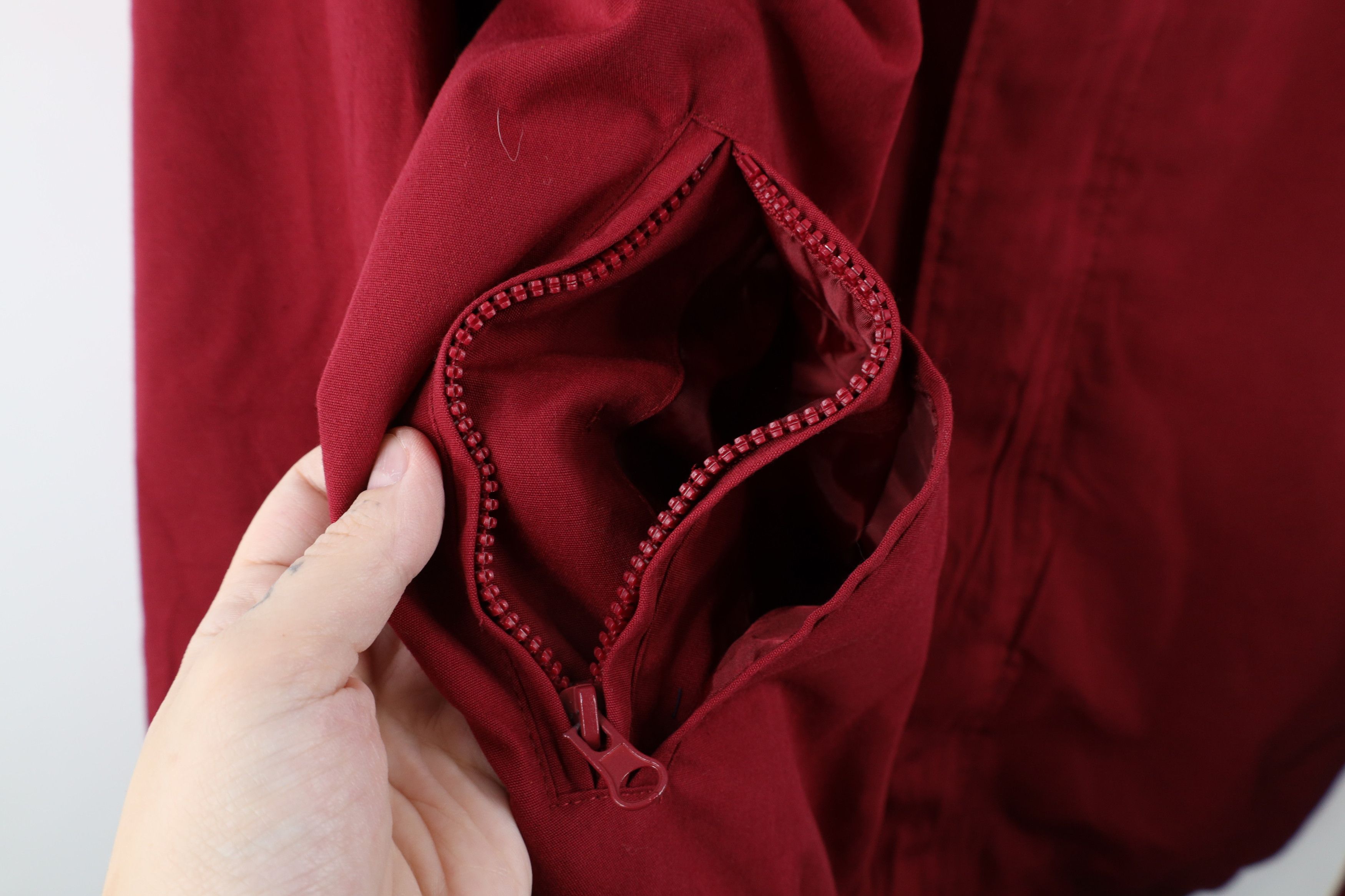 Vintage Vintage 90s Streetwear Faded Cafe Racer Bomber Jacket Red Size US M / EU 48-50 / 2 - 5 Thumbnail