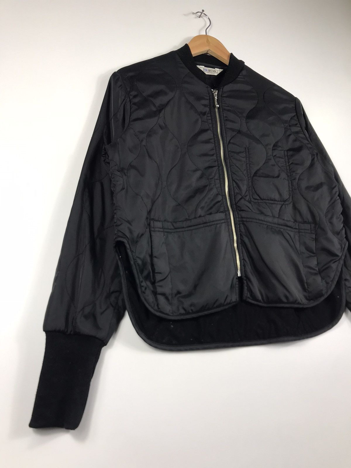 FiveBrother × Vintage ⚡️Vintage Five Brother Zipper Quilted Crop Jacket Size M / US 6-8 / IT 42-44 - 2 Thumbnail