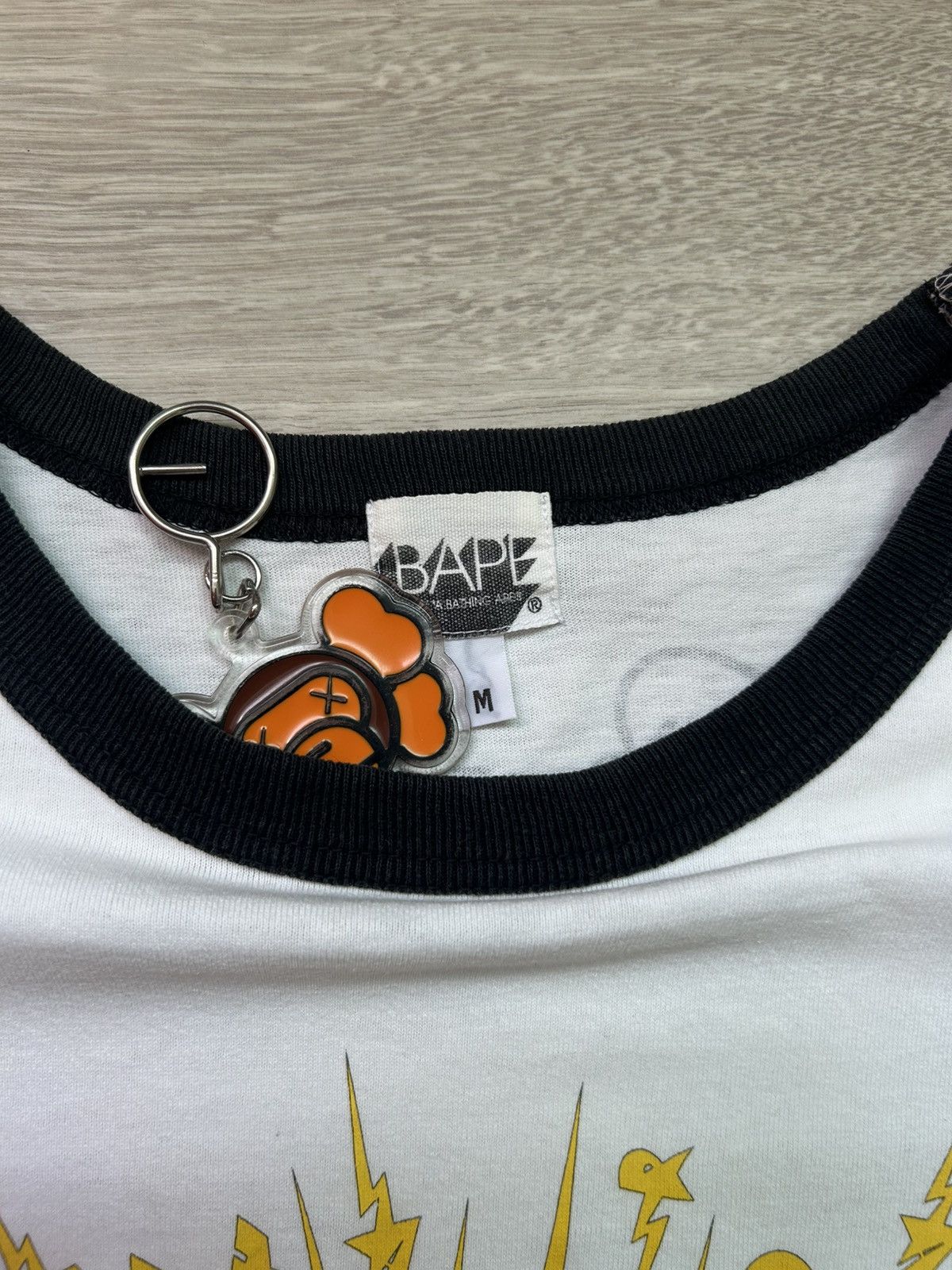 Bape × Kaws 2005 Bape x Kaws “Lightning” Ringer Tee [Size M] Size US M / EU 48-50 / 2 - 3 Thumbnail