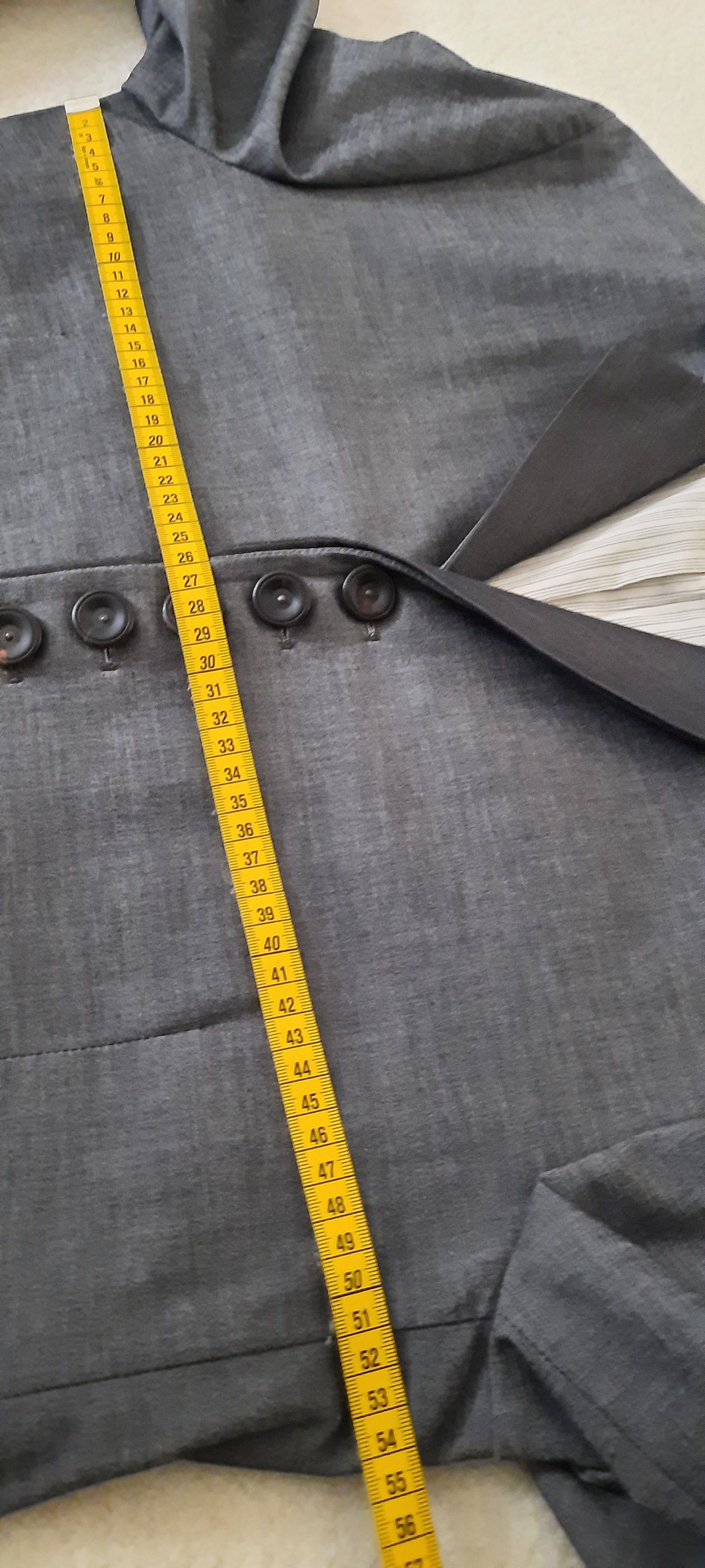 John Varvatos JOHN VARVARTOS Men's Blazer Jacket Multibutton Grey 50 (IT) Size 50R - 17 Thumbnail