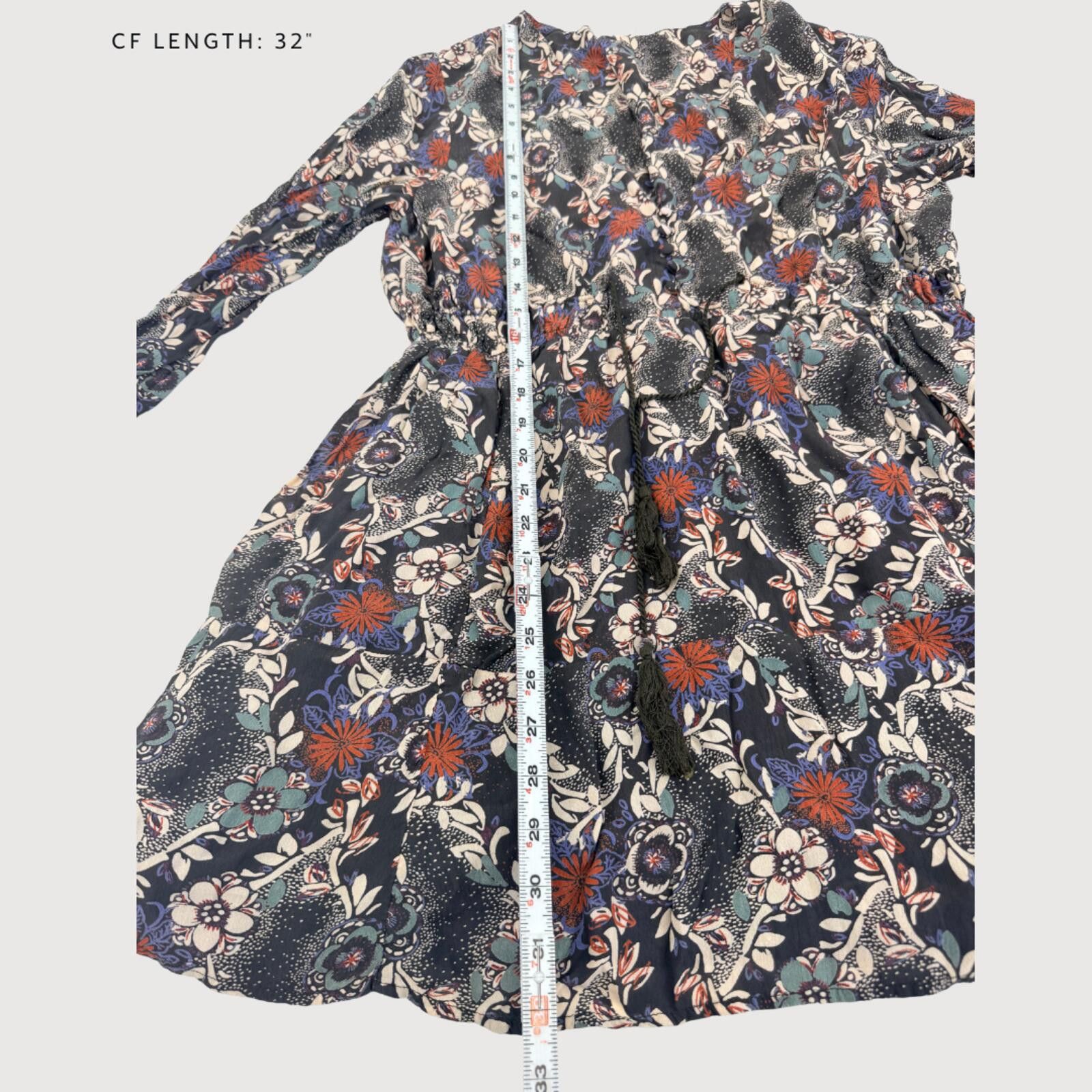 Free People Free People Stealing Fire Fit Flare Floral Mini Dress S Size S / US 4 / IT 40 - 6 Thumbnail