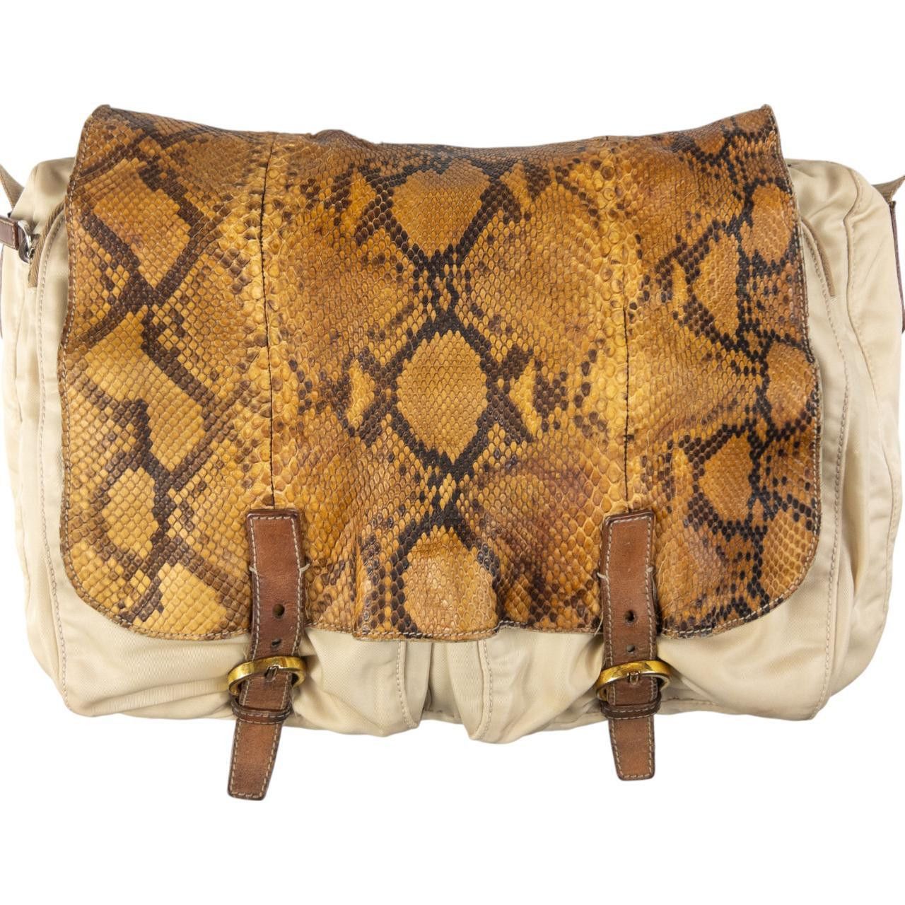 Prada Vintage Prada Snakeskin Satchel Crossbody Bag Size ONE SIZE - 6 Thumbnail