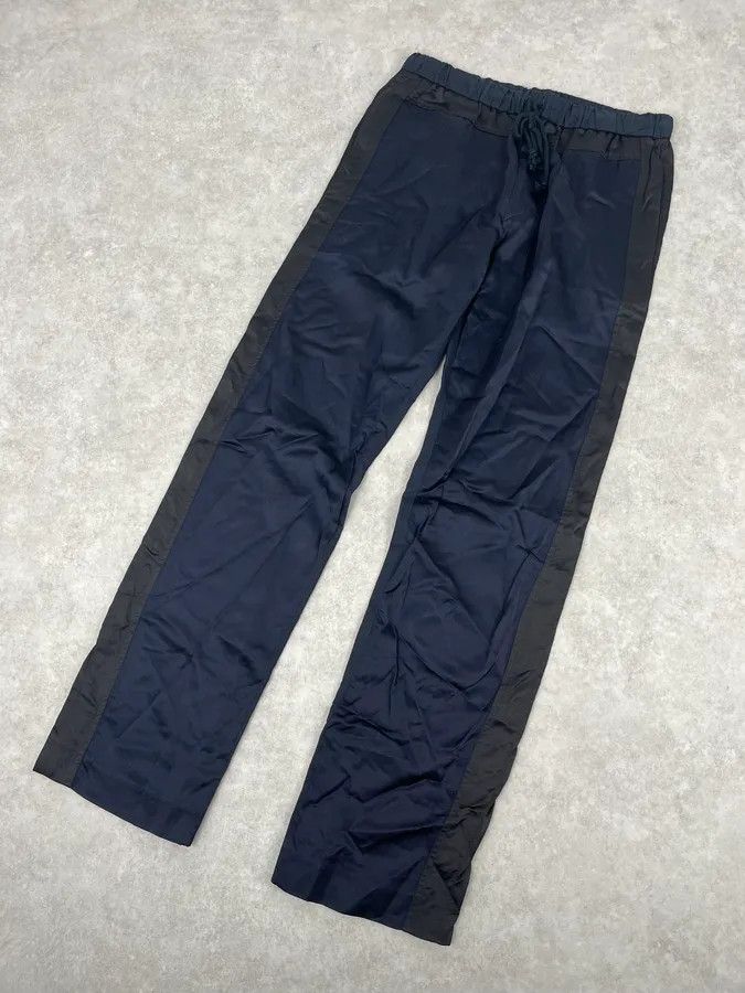 Dries Van Noten Dries Van Noten Two Tones Navy & Black Pants Size US 39 - 5 Thumbnail
