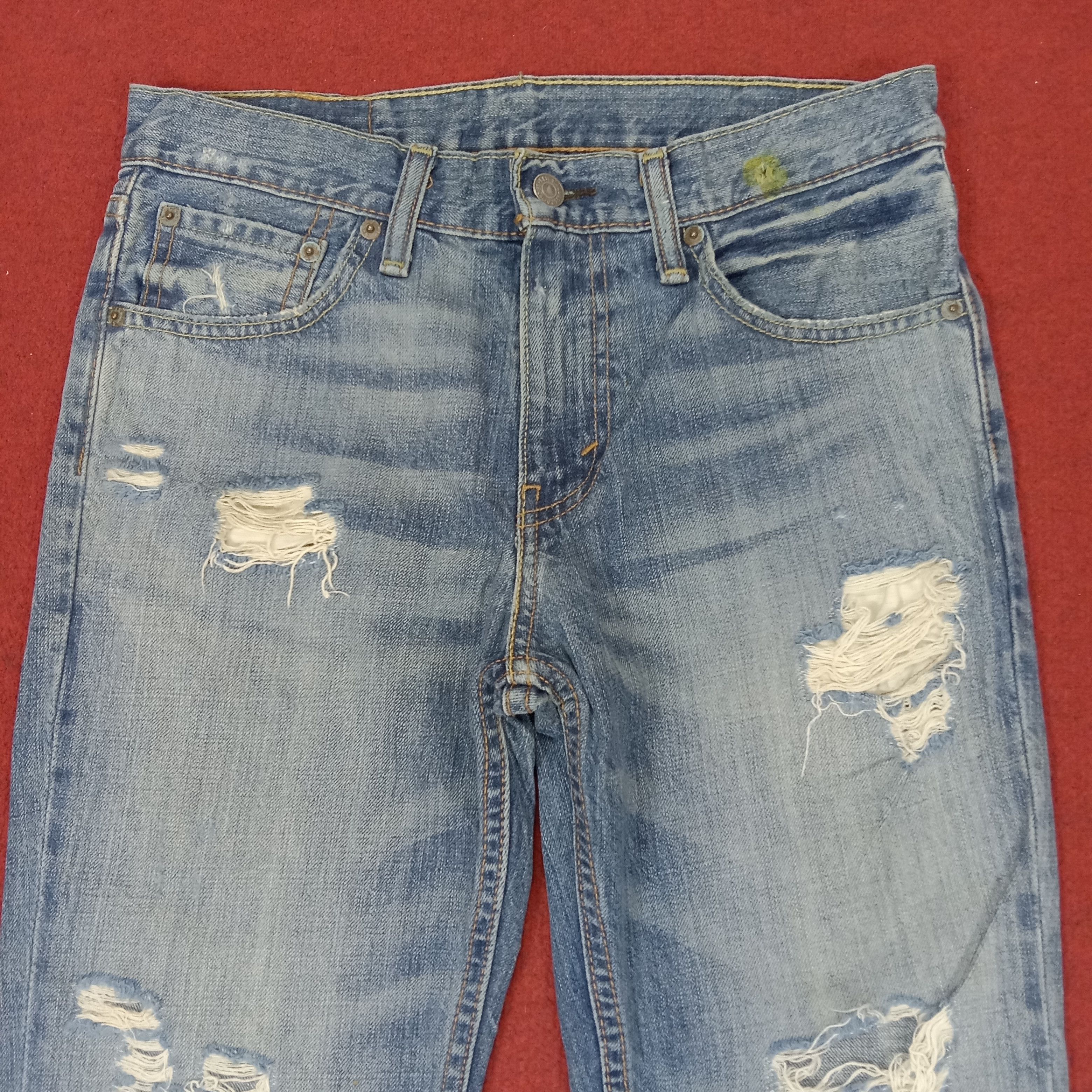 Levi's × Vintage Levis Streetwear Rock Punk Style Distressed Jeans Size US 29 - 2 Thumbnail