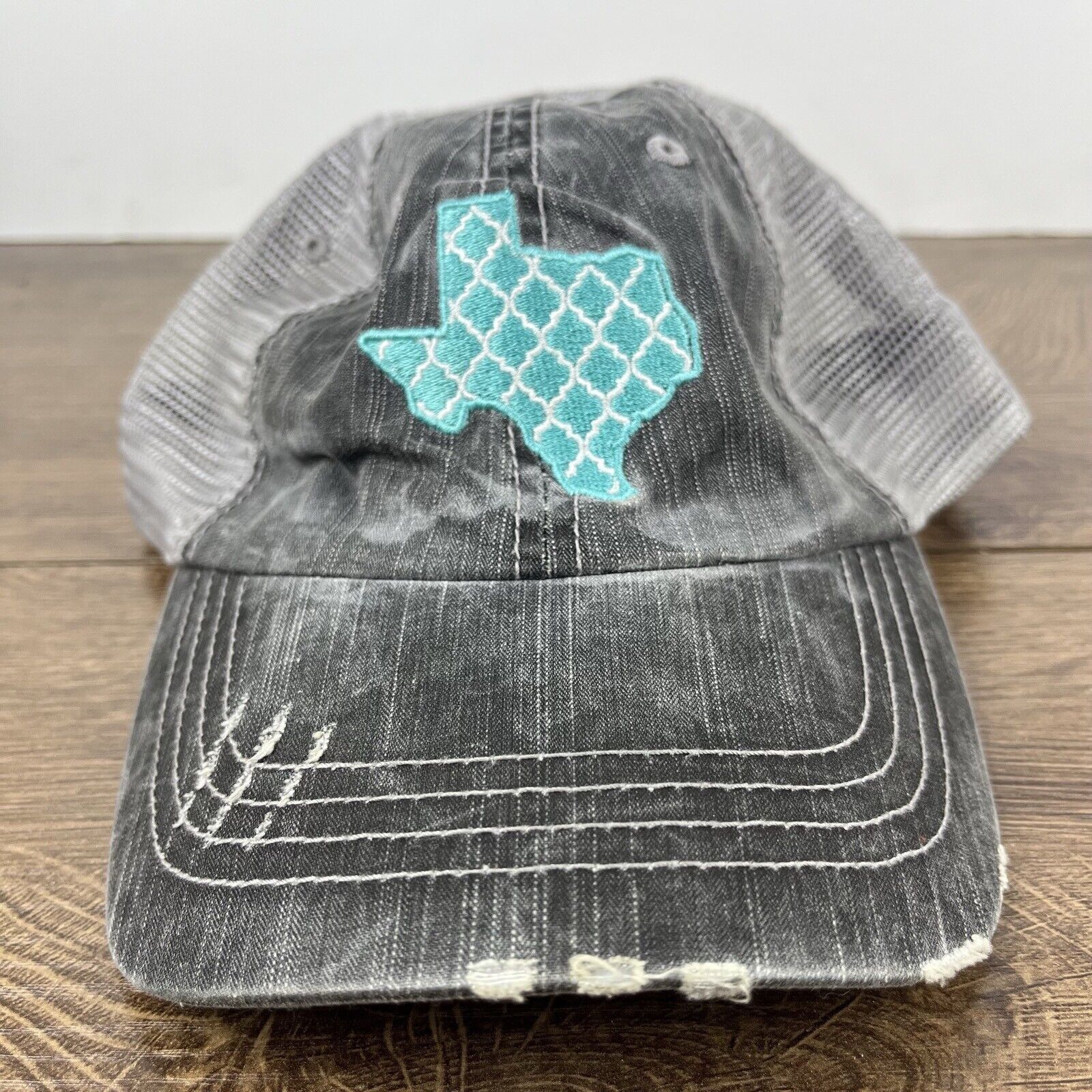 Other Texas Hat Texas State Shape Hat Gray Adjustable Hat Gray Adu Size ONE SIZE - 5 Thumbnail