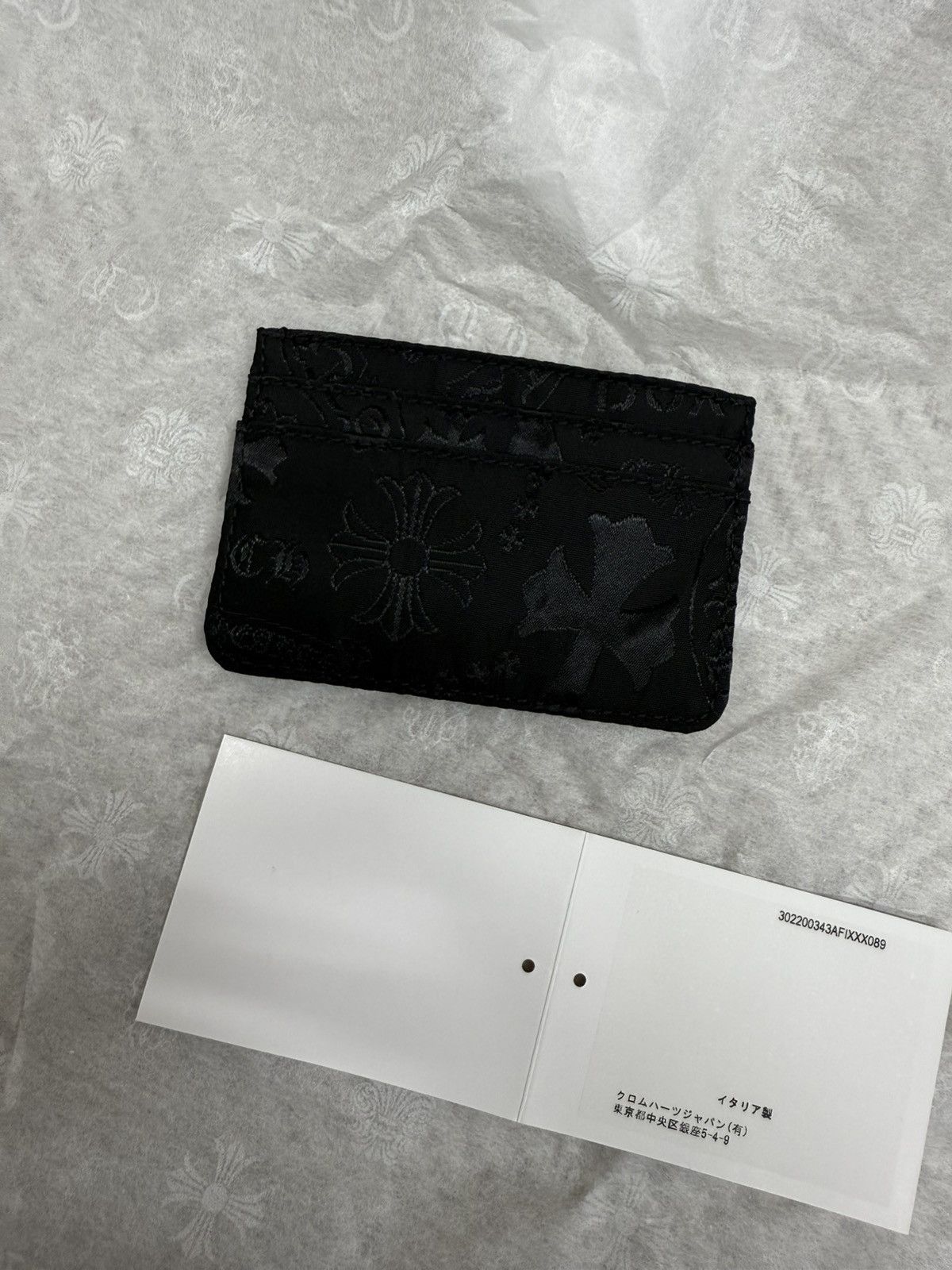 Chrome Hearts Chrome Hearts Multi-Motif Nylon Card Case Size ONE SIZE - 2 Thumbnail