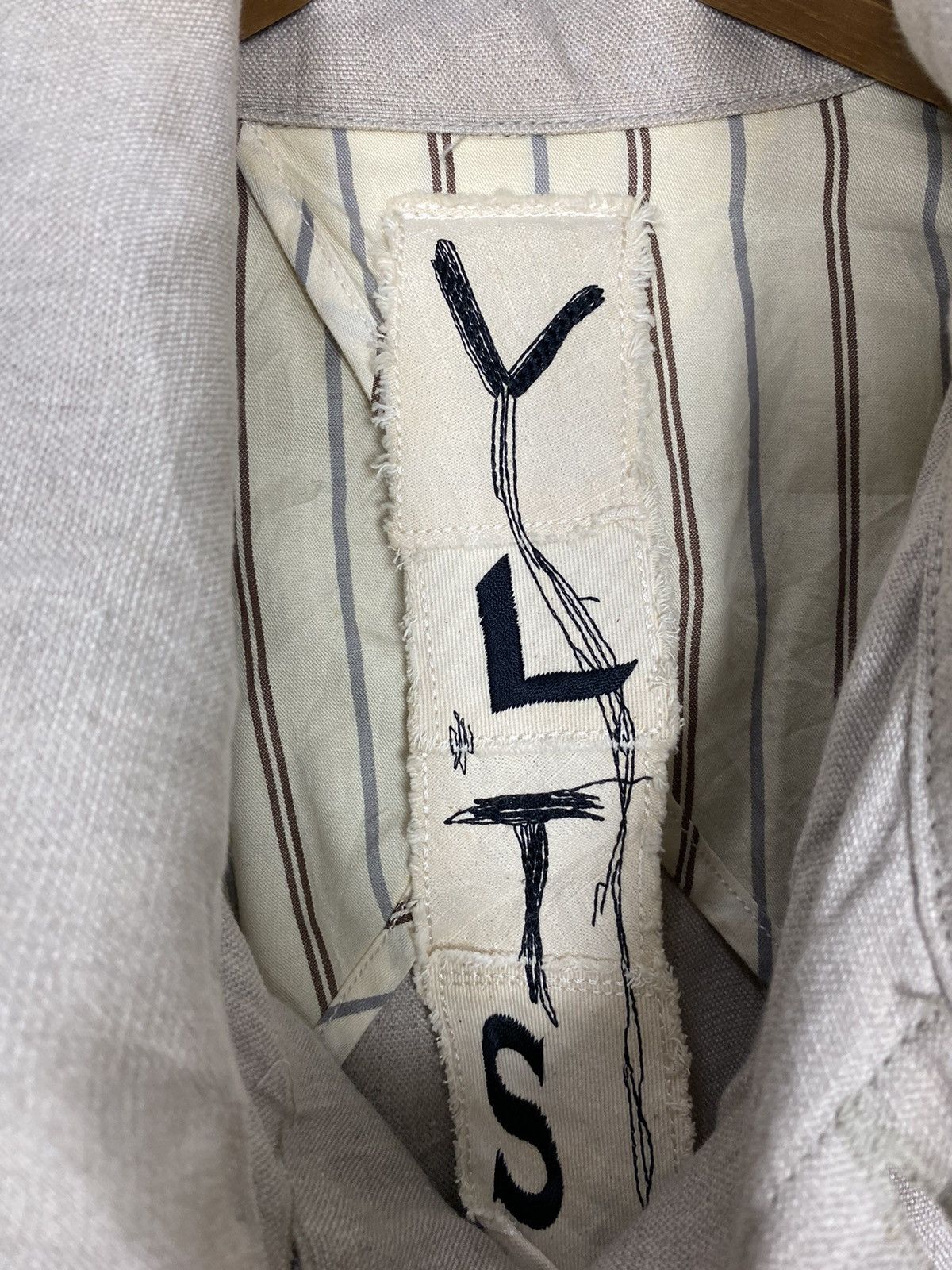 Japanese Brand Rare ‼️ Ylts Cotton Linen Spring Mods Coat Size S / US 4 / IT 40 - 4 Thumbnail