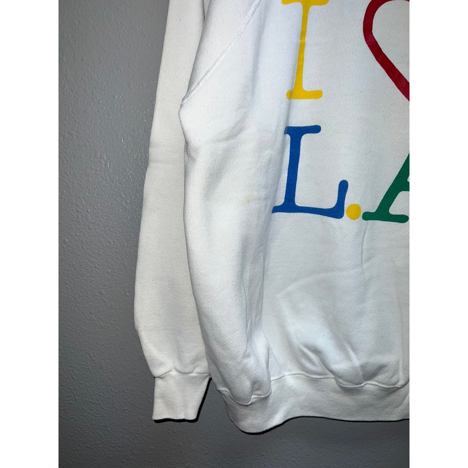 Vintage Vintage Los Angeles Sweatshirt I Love Heart LA Crewneck 90s Size US L / EU 52-54 / 3 - 5 Thumbnail