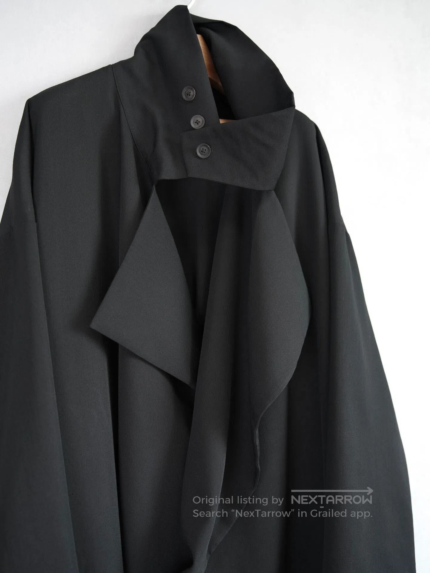 Yohji Yamamoto Yohji Yamamoto 21AW Pleated Wool Coat. Size US M / EU 48-50 / 2 - 7 Thumbnail