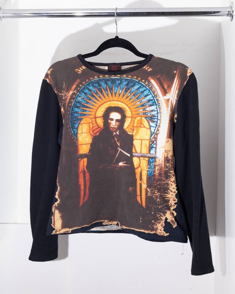 Jean Paul Gaultier Jean Paul Gaultier Mesh Top Marilyn Manson Size S / US 4 / IT 40 - 1 Thumbnail