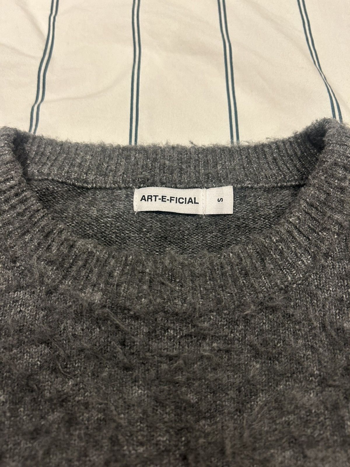 Rick Owens Art-E-Ficial Mohair Sweater Size US S / EU 44-46 / 1 - 3 Thumbnail