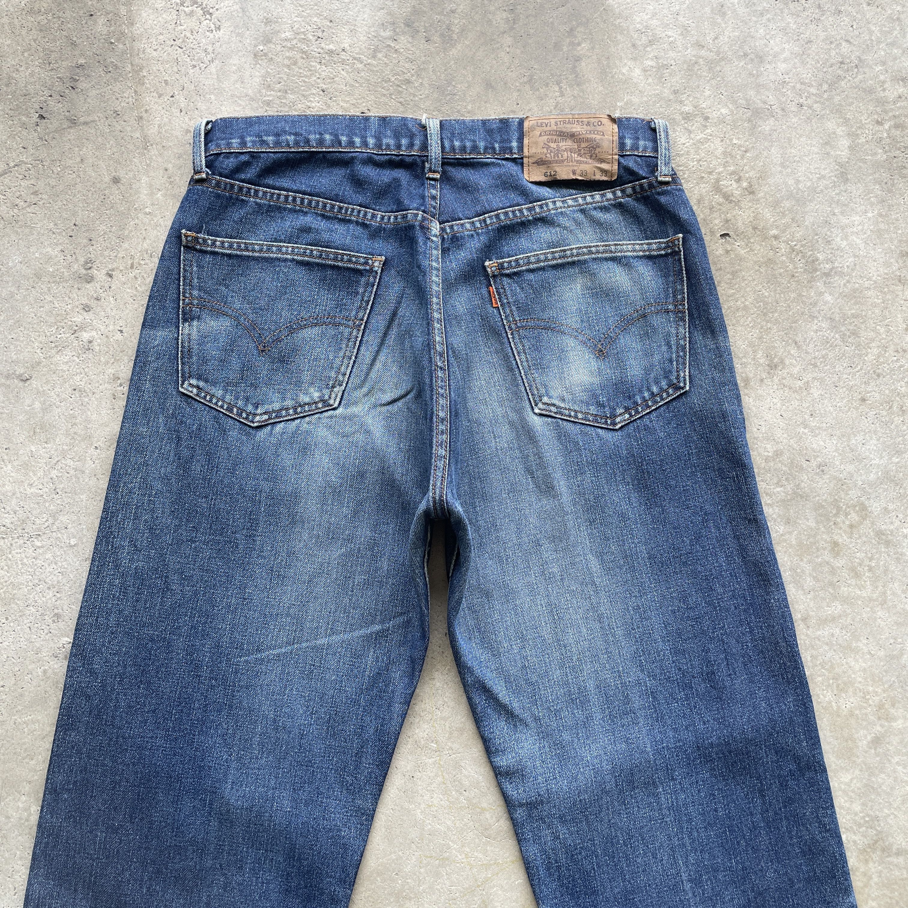 Levi's × Levi's Vintage Clothing Vintage Levi’s 612 Distressed Jeans Faded Orange Tag Pants Size US 32 / EU 48 - 12 Thumbnail