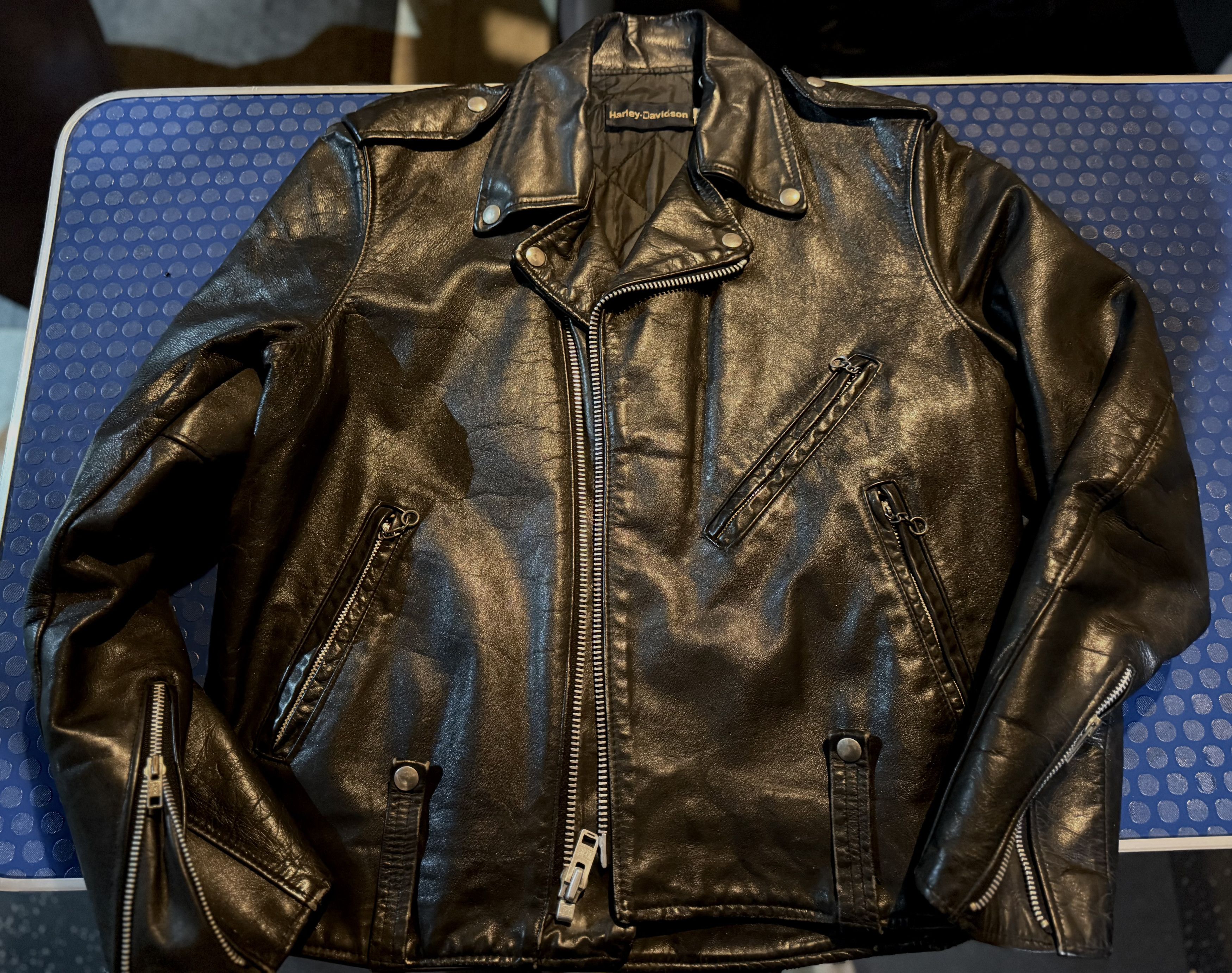 Harley Davidson Vintage 70s/80s Harley Davidson Cycle Champ sz 44 Size US L / EU 52-54 / 3 - 3 Thumbnail