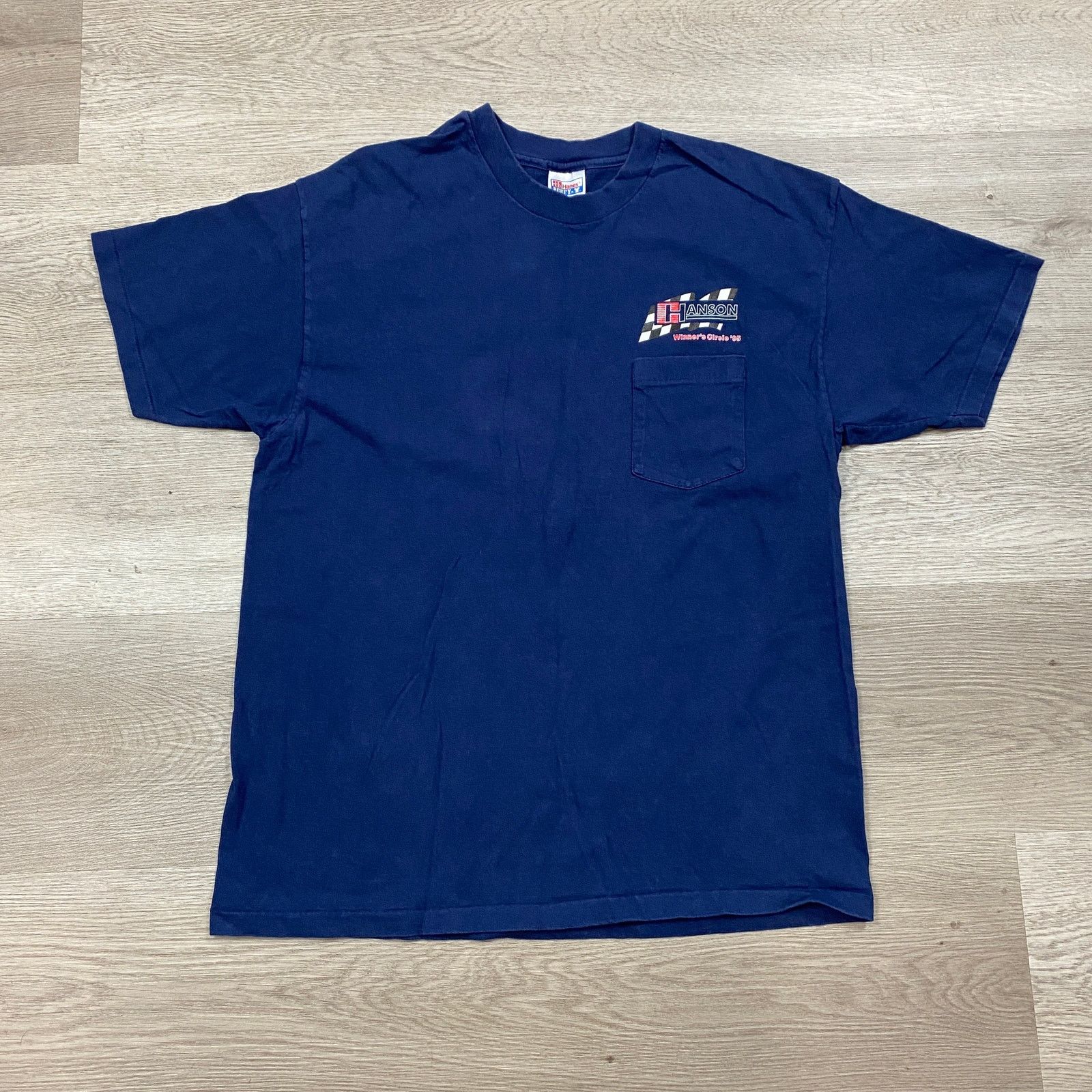 Hanes × NASCAR × Vintage Vintage 90s Hanson Winner's Circle Racing NASCAR T Shirt XL Size US XL / EU 56 / 4 - 2 Thumbnail