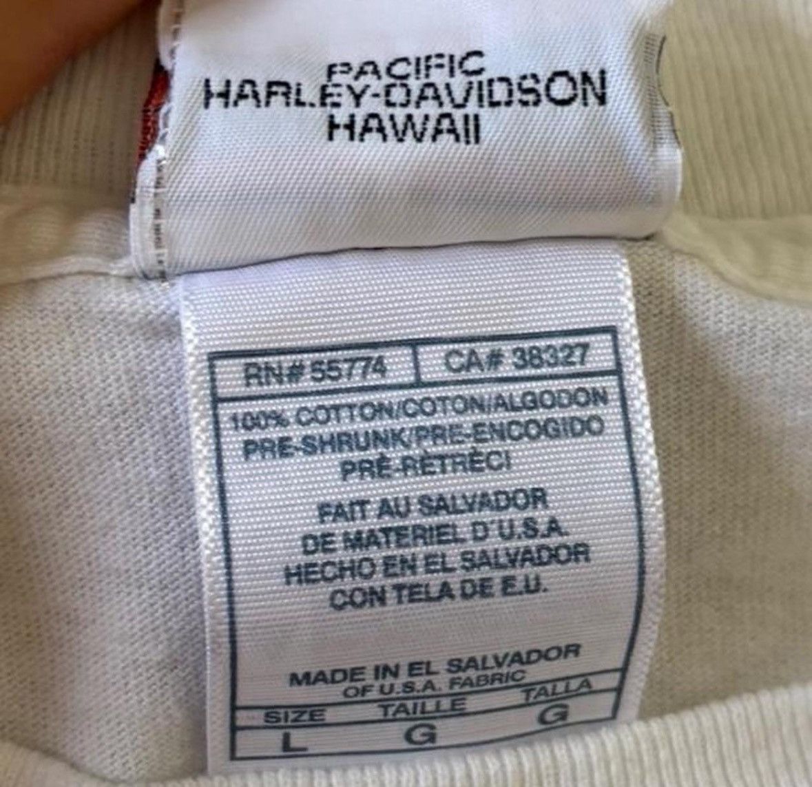 Harley Davidson Rare Vintage 1999 Harley Davidson Hawaii Tee Size US L / EU 52-54 / 3 - 6 Thumbnail