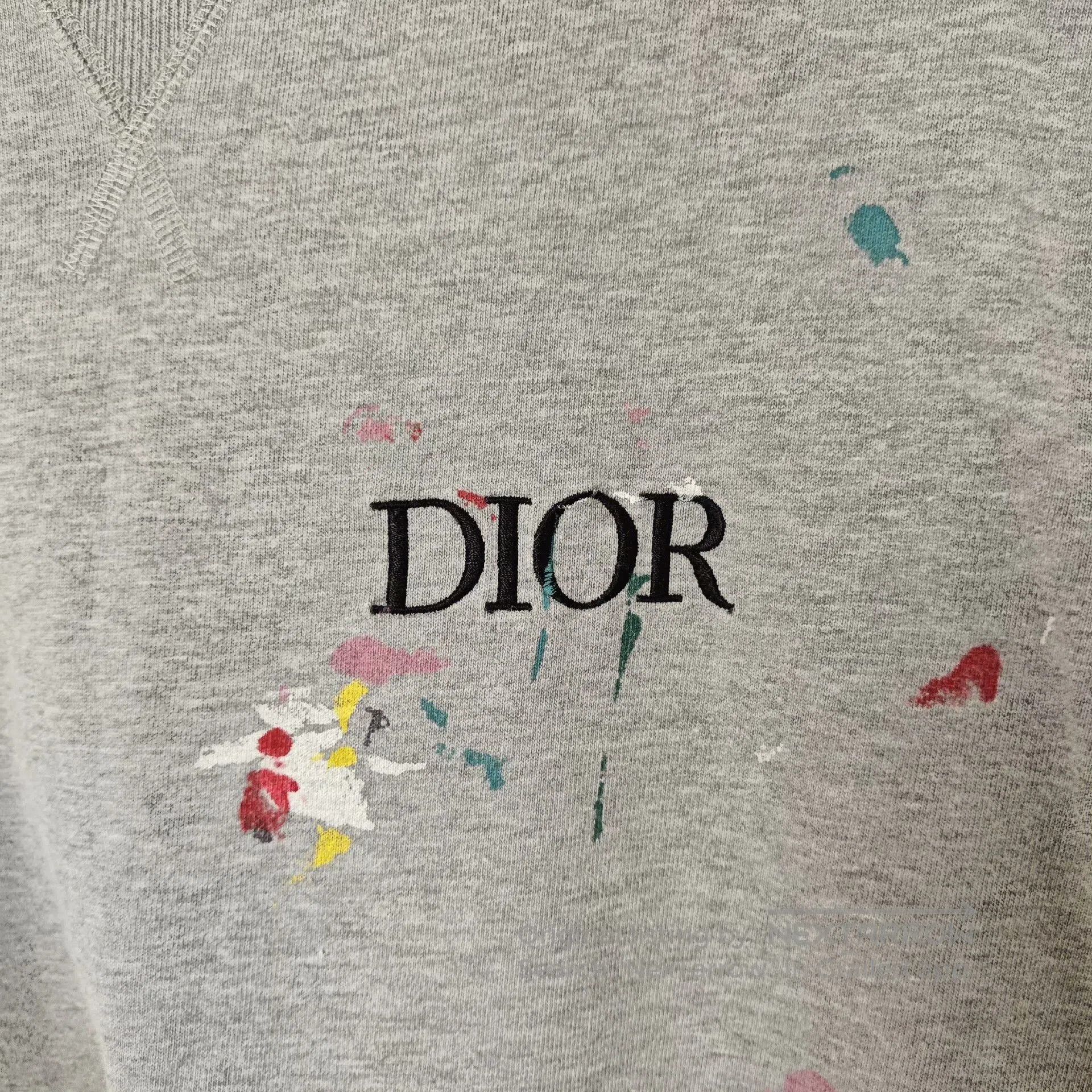 Dior dior gray short sleeve graffiti t-shirt. Size US XS / EU 42 / 0 - 3 Thumbnail