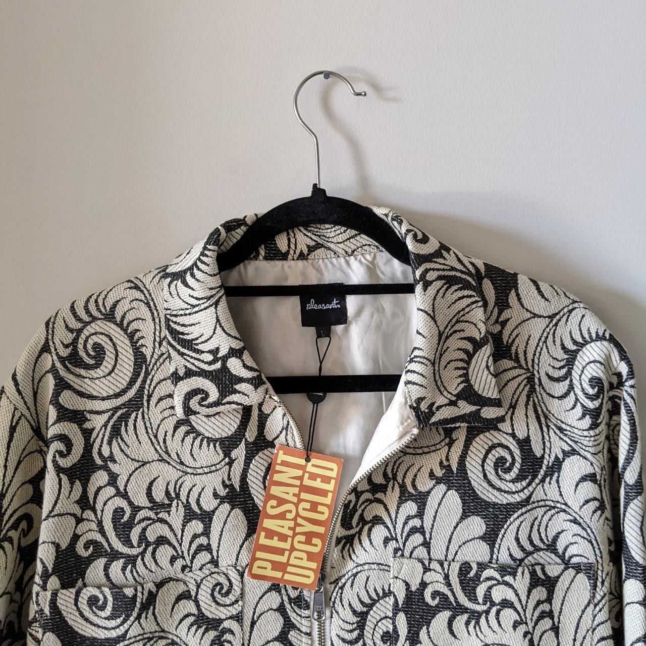 Other Black & White Floral Jacket Size US L / EU 52-54 / 3 - 3 Thumbnail