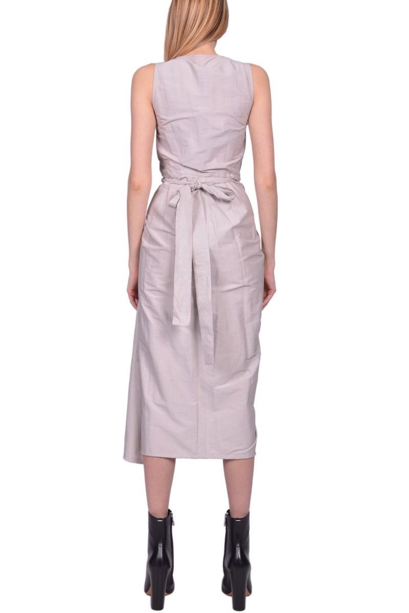 Rick Owens Last Rick Owens Twill Cotton & Silk Midi Dress Size M / US 6-8 / IT 42-44 - 5 Thumbnail