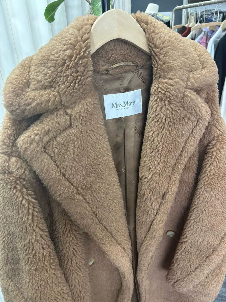 Max Mara Max Mara Classic Teddy Bear Camel Long Coat Size S / US 4 / IT 40 - 8 Thumbnail