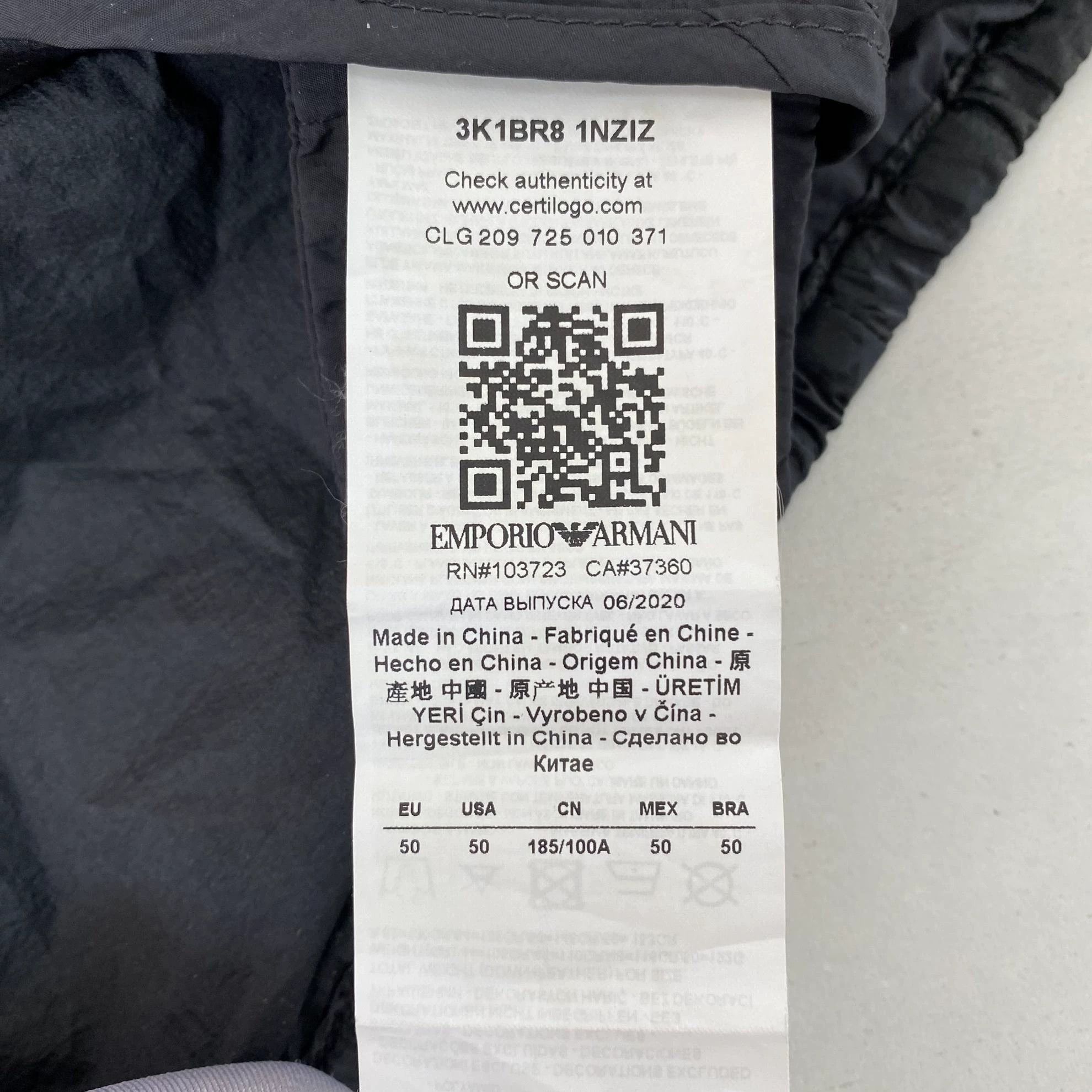 Emporio Armani Emporio Armani lightweight black jacket 50 Size US M / EU 48-50 / 2 - 8 Thumbnail