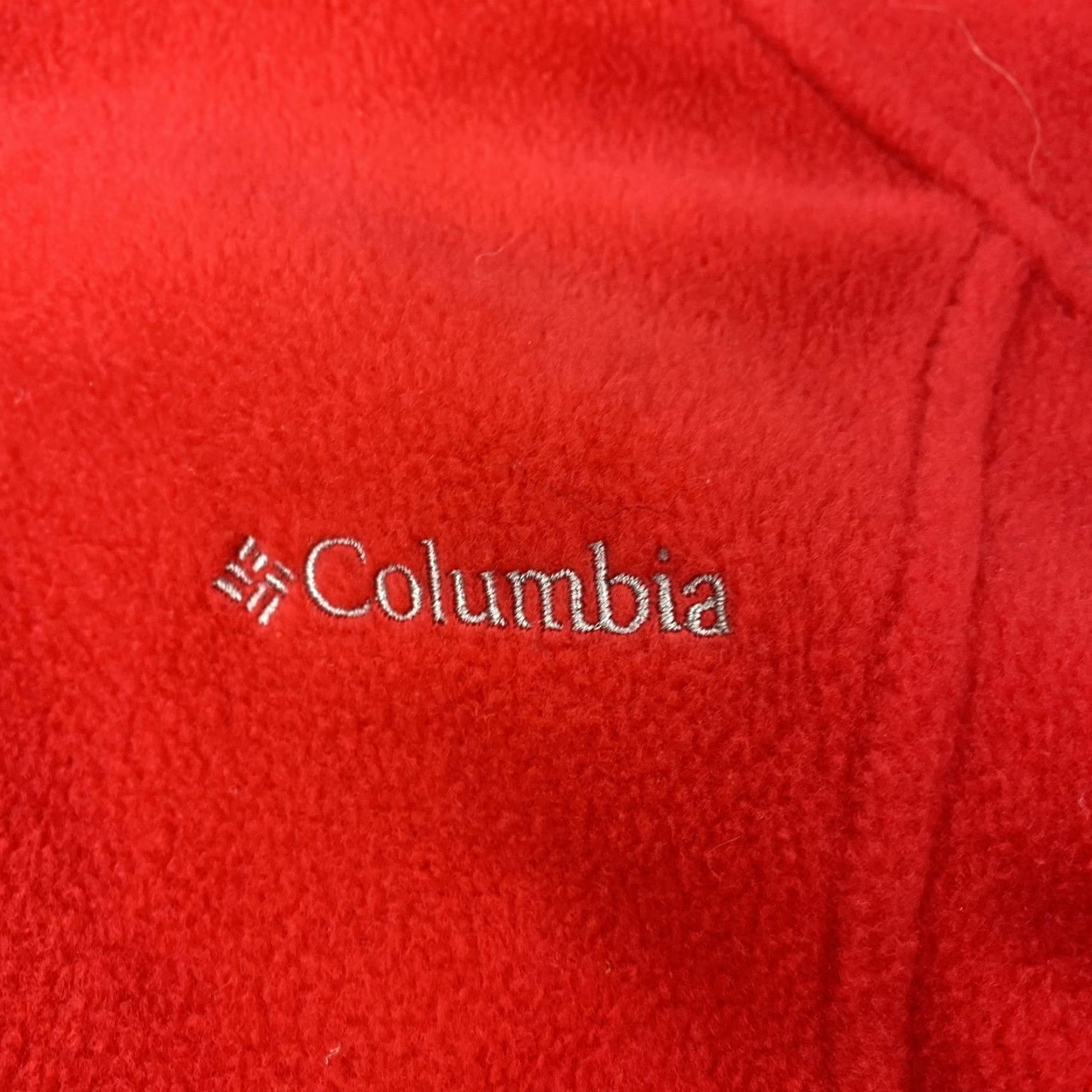 Vintage Columbia Jacket Womens Small Red Fleece Full Zip Stand Collar Pockets Outdoor Size S / US 4 / IT 40 - 2 Thumbnail