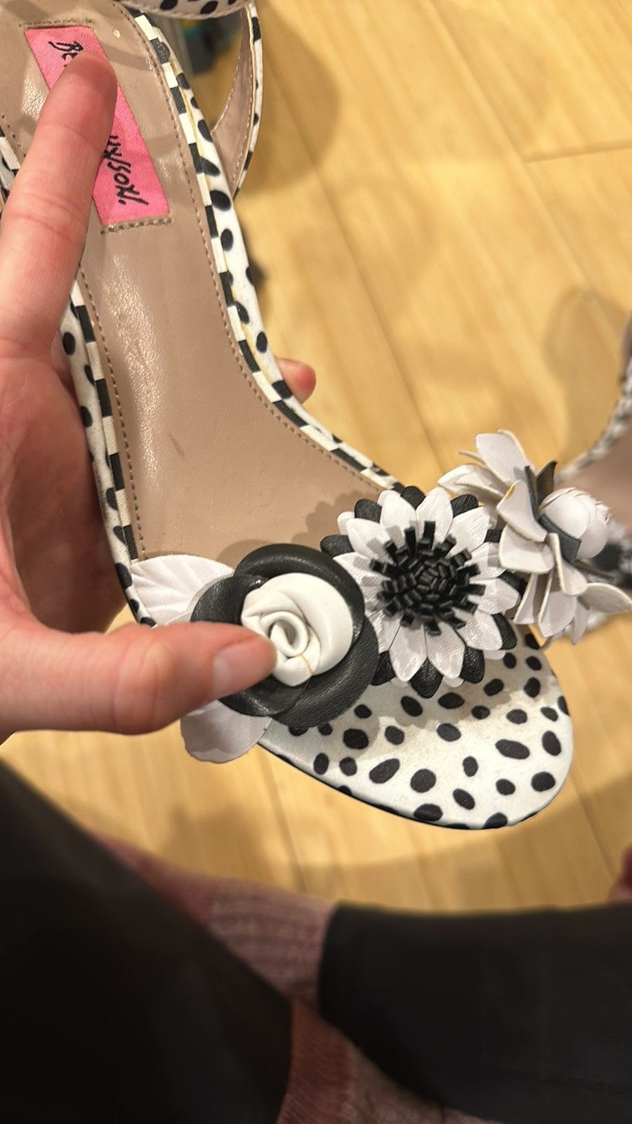 Betsey Johnson Funky floral vintage heels Size US 7 / IT 37 - 3 Thumbnail