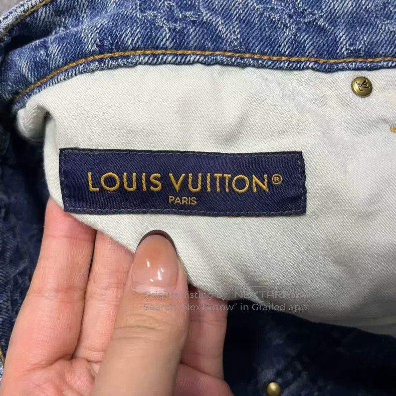 Louis Vuitton Louis Vuitton Blue jacquard skate jeans Size US 34 / EU 50 - 2 Thumbnail