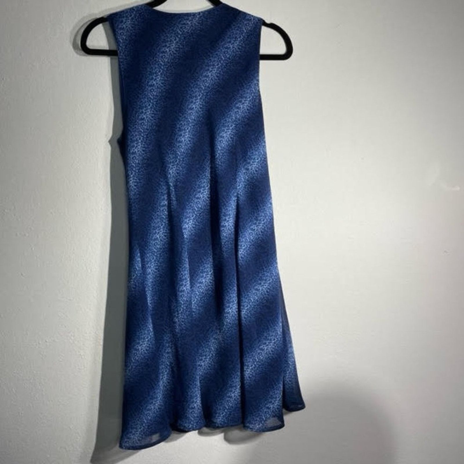 Other Wild Thyme Blue Ombre Leopard Sheath Dress with Shawl 16 Size XXL / US 16-18 / IT 52-54 - 2 Thumbnail
