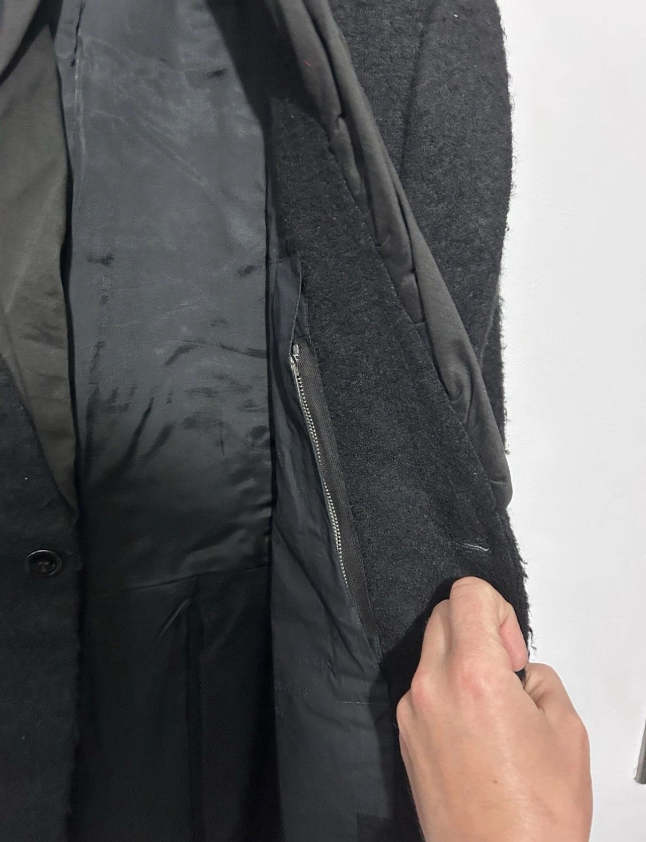 Rick Owens Rick Owens Men's Cashmere And Silk Black Jacket Size 42” Size 42R - 6 Thumbnail