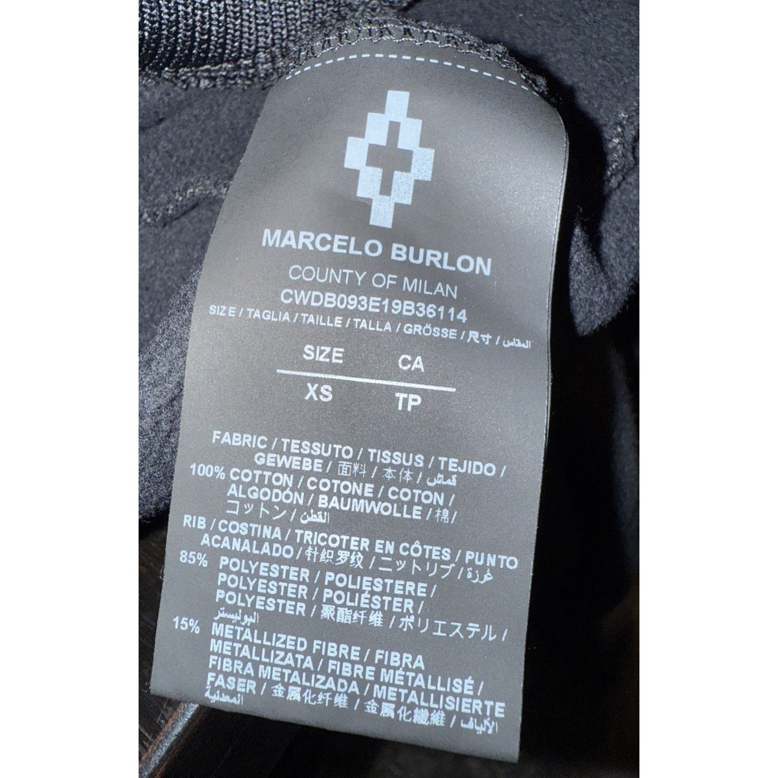 Marcelo Burlon MARCELO BURLON Black Love Till The end Sweatshirt Dress Size XS / US 0-2 / IT 36-38 - 3 Thumbnail