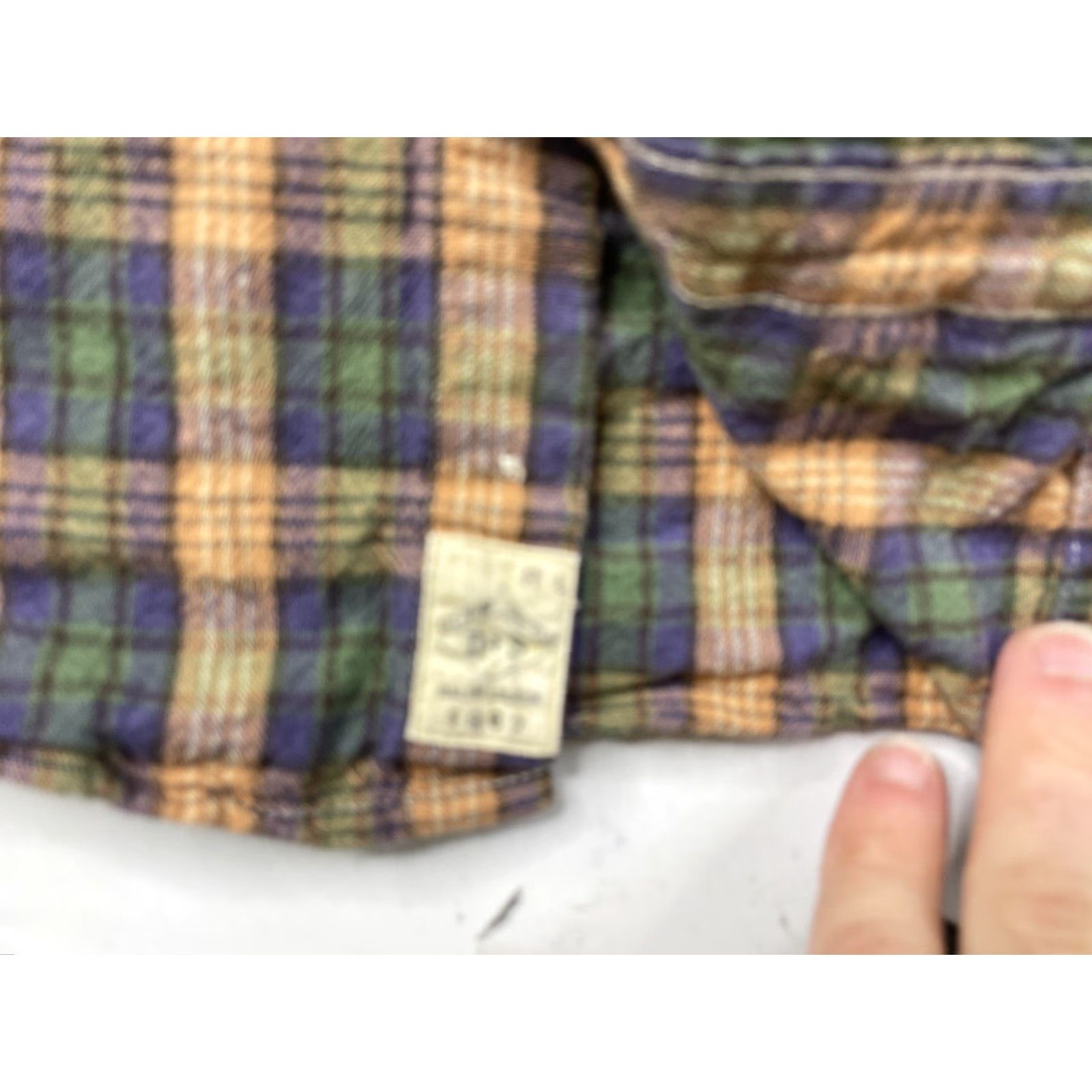 Ralph Lauren Ralph Lauren Denim & Supply Button-Up Shirt Pear l Snap Plaid Multicolor Large Men Shirt Size US L / EU 52-54 / 3 - 3 Thumbnail