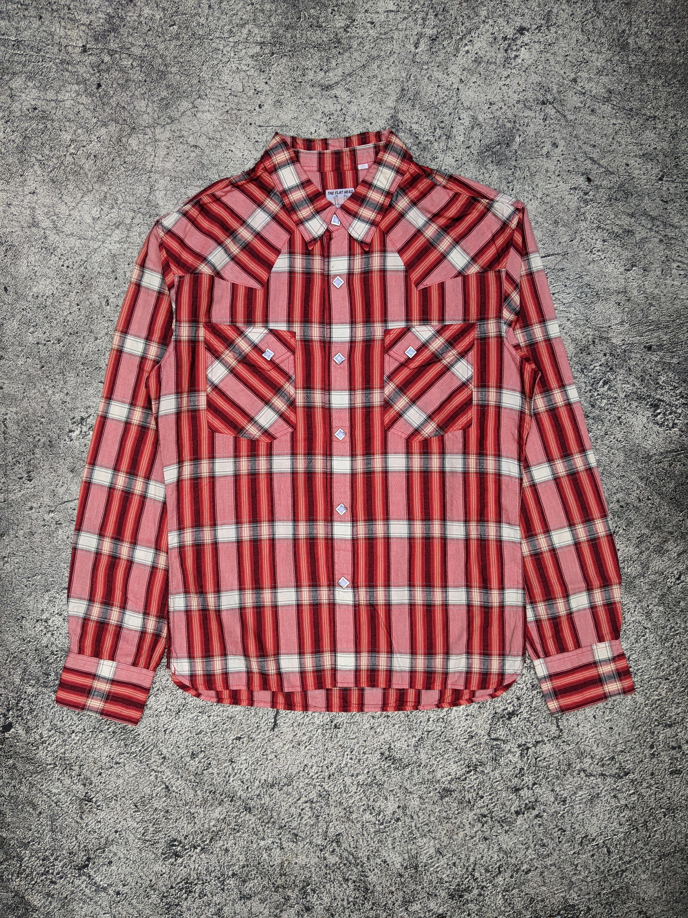 The Flat Head Flat Head Western Plaid Shirt Size US XS / EU 42 / 0 - 1 Thumbnail