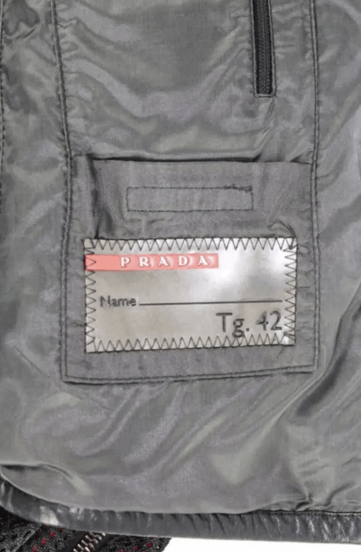 Leather × Prada × Vintage Prada Jacket Biker Leather 1999 Miu Miu Red Tab Sport EX0010 Size M / US 6-8 / IT 42-44 - 10 Thumbnail
