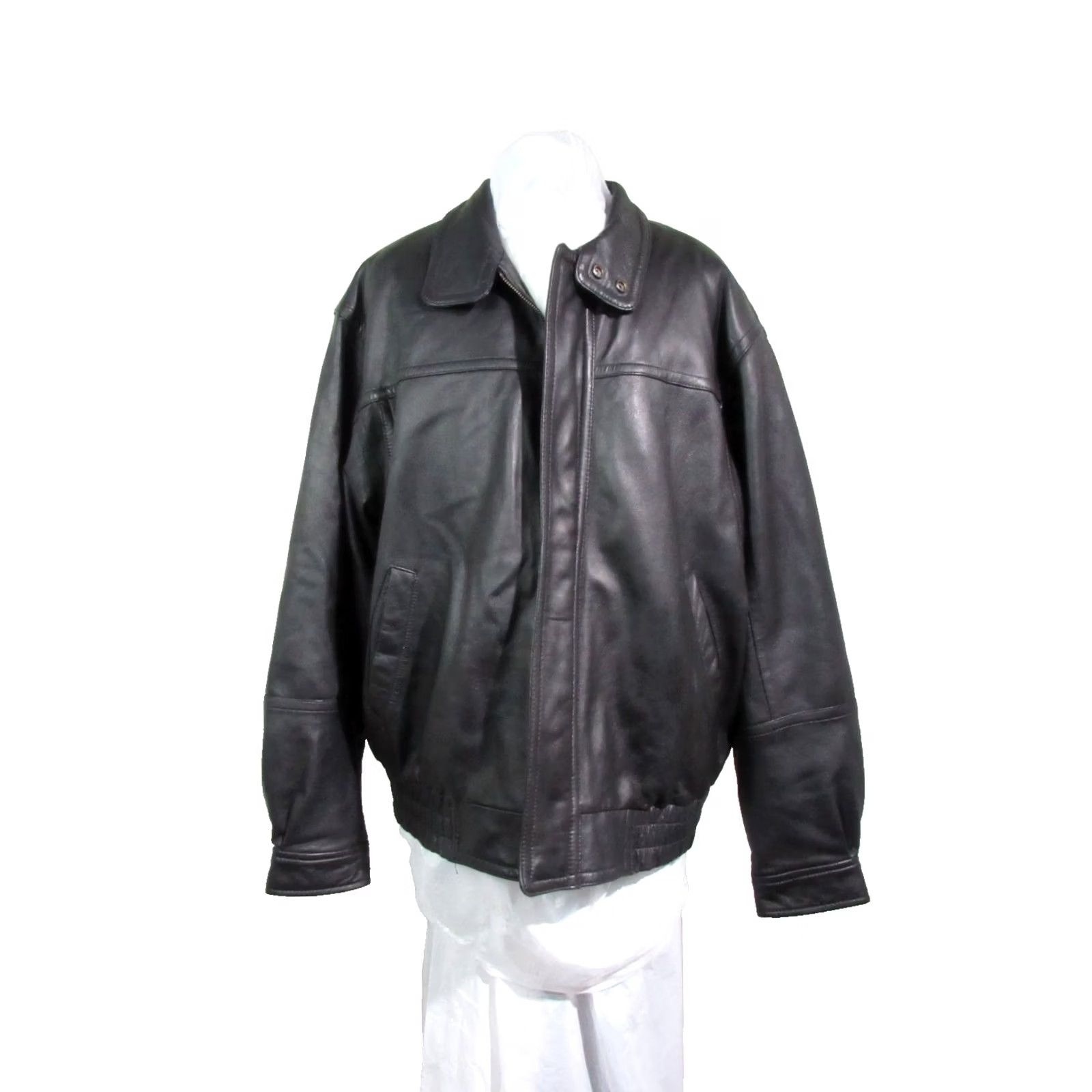 Wilson VINTAGE Wilson Black Leather Bomber Jacket Size L with Detachable Thinsulate Lining Mens Size US L / EU 52-54 / 3 - 2 Thumbnail