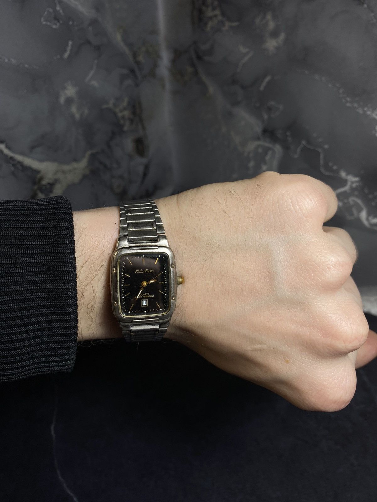 Vintage Retro Philip Persio Vintage Quartz Watch Japanese Brand Size ONE SIZE - 3 Thumbnail
