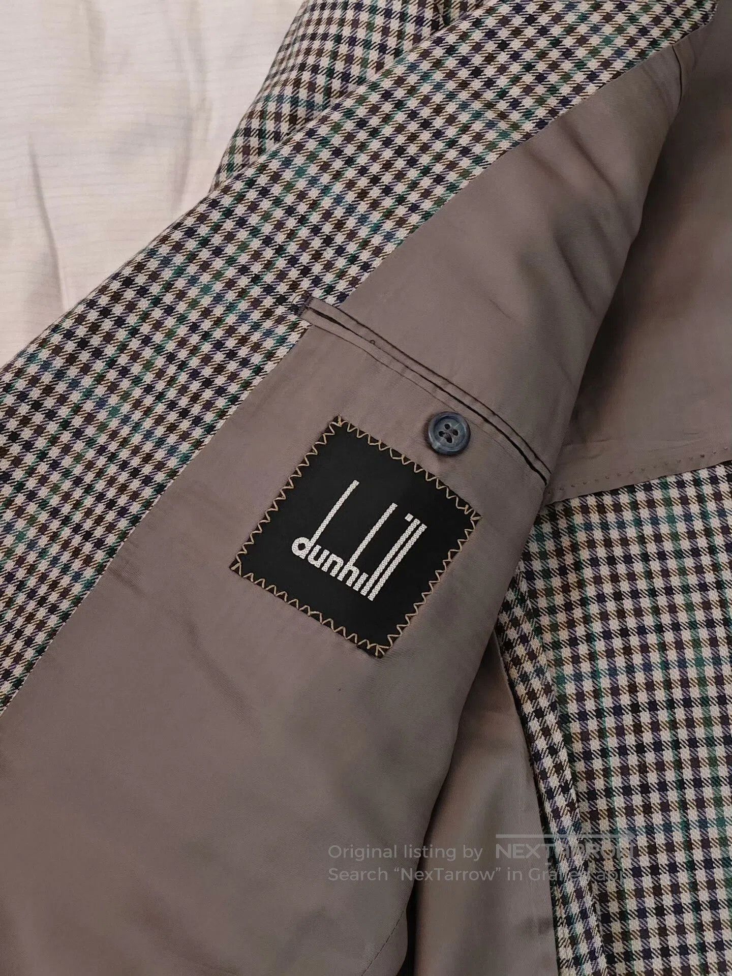 Ermenegildo Zegna Dunhill Italian Wool Plaid Blazer. Size US M / EU 48-50 / 2 - 8 Thumbnail