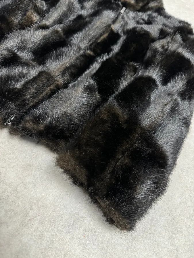 Emporio Armani AW2011 Emporio Armani Brown Faux Fur Cozy Jacket Size M / US 6-8 / IT 42-44 - 6 Thumbnail