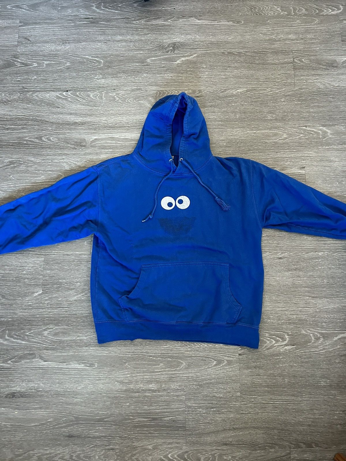 Other Vintage COOKIE MONSTER Sesame Street blue Hoodie Size US M / EU 48-50 / 2 - 1 Thumbnail