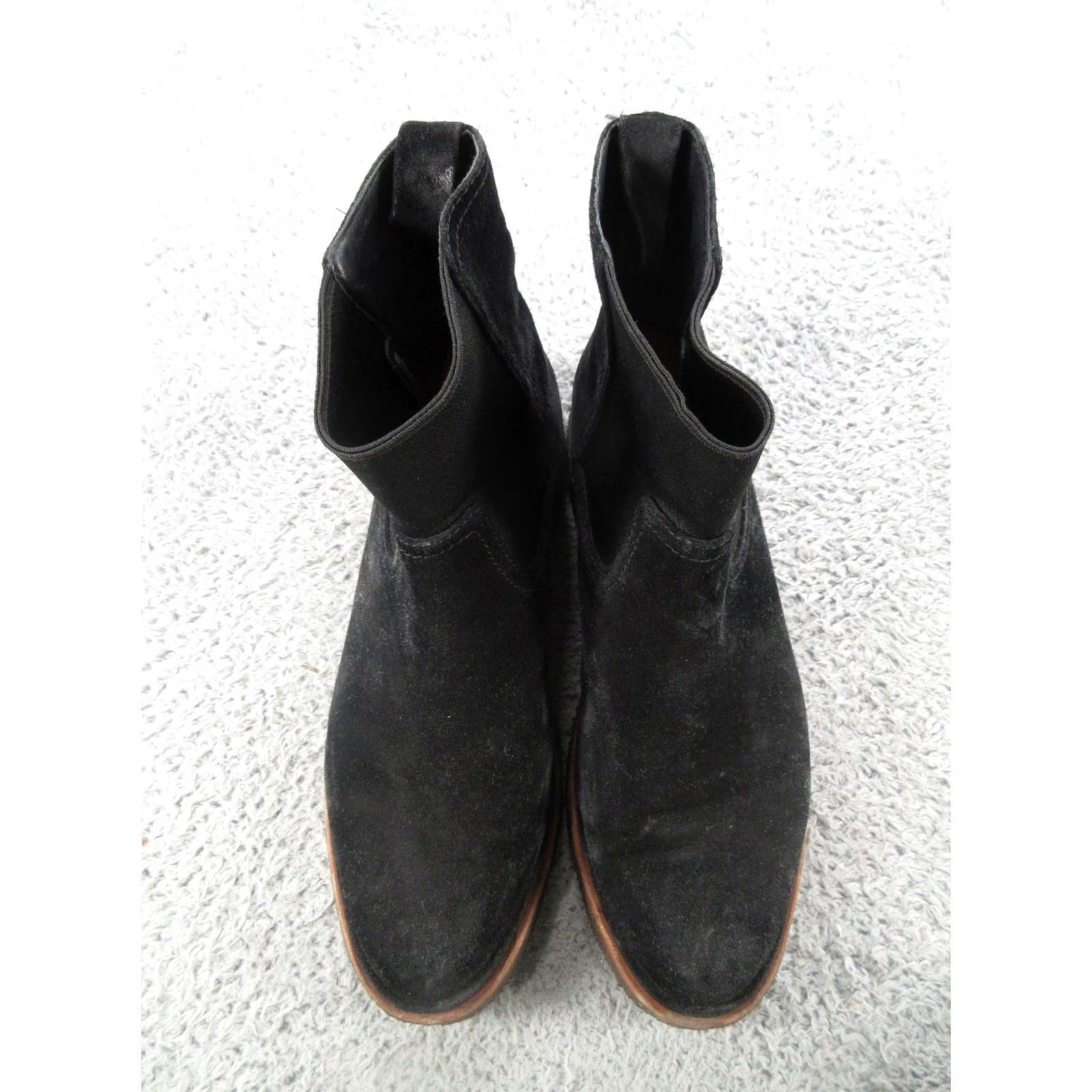 Vince Vince Womens Chelsea Boots Black Suede Ankle Booties Leather Lining Rubber Sole Size 9 M Casual Size US 9 / IT 39 - 4 Thumbnail