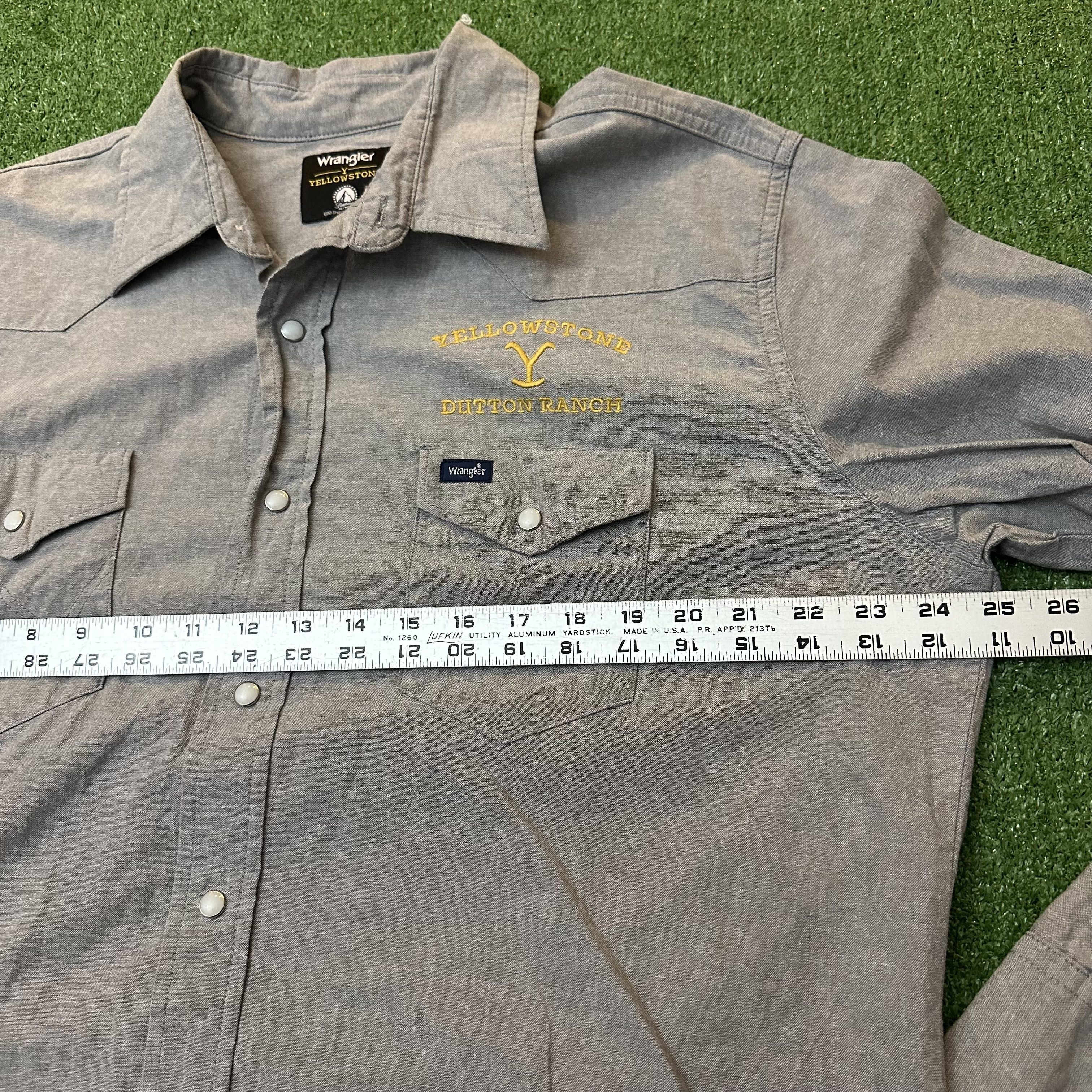 Wrangler Wrangler x Yellowstone Dutton Ranch L/S Western Snap Shirt Size US XL / EU 56 / 4 - 7 Thumbnail