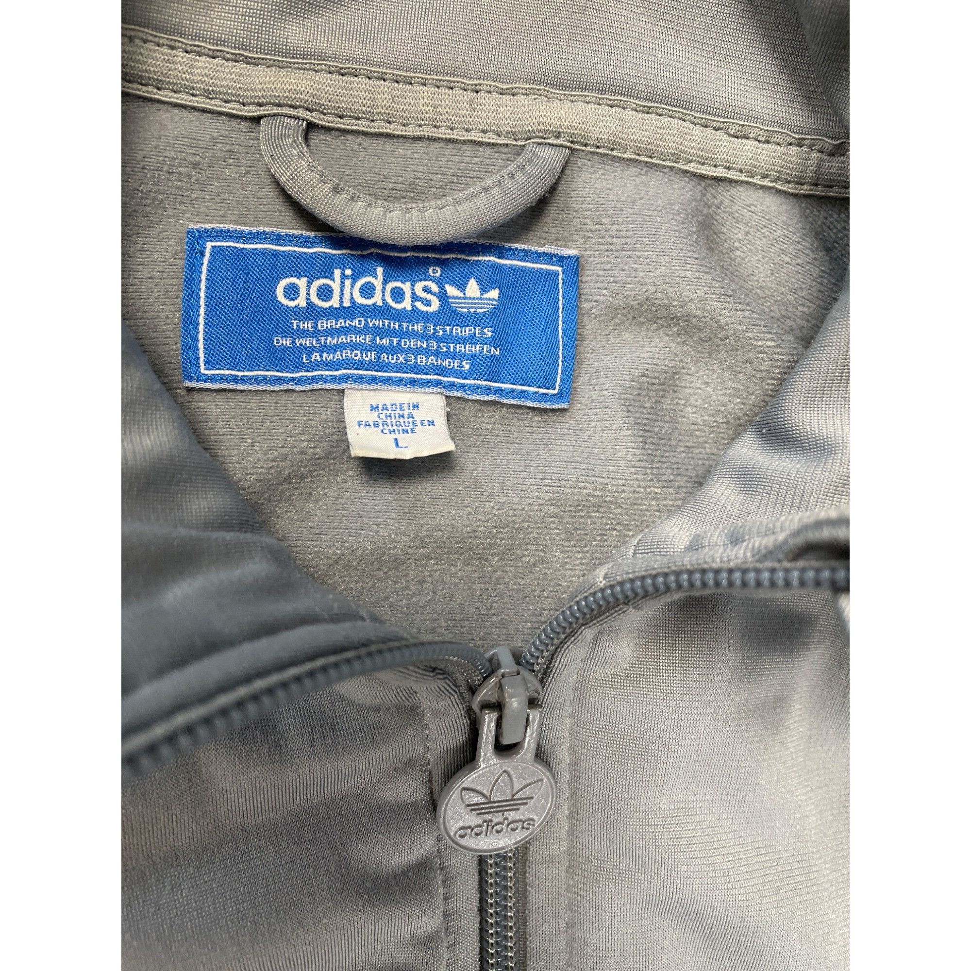 Adidas Adidas Originals Firebird womans Gray green zip Jacket size Size L / US 10 / IT 46 - 6 Thumbnail