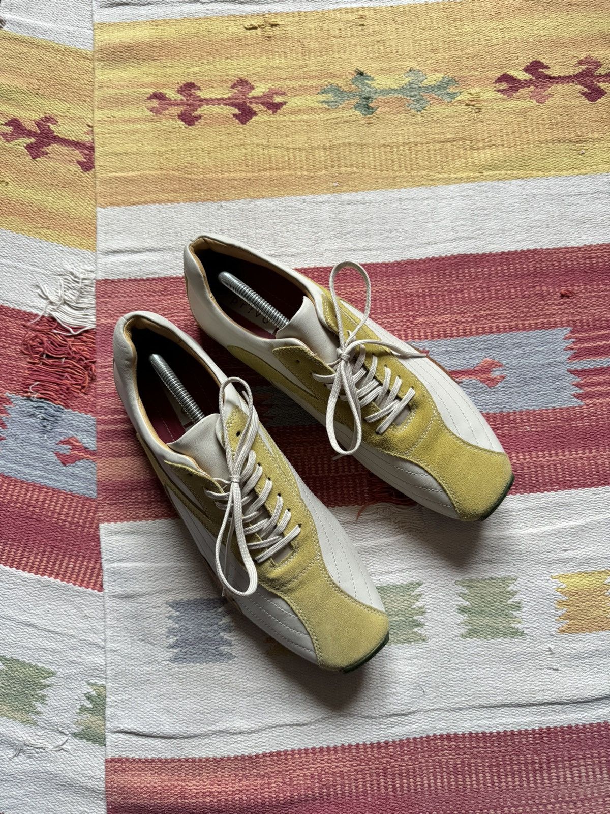Clarks Vintage 00’s Clarks Privo y2k Japanese Low Leather Sneakers Size US 11.5 / EU 44-45 - 4 Thumbnail