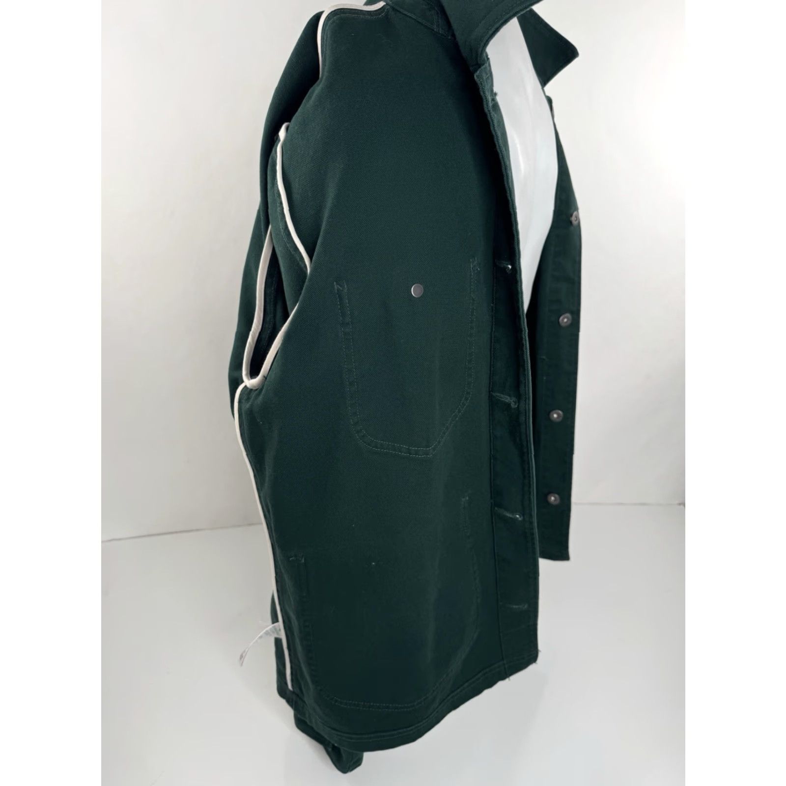 Wallace & Barnes Wallace & Barnes Jacket - Canvas Ranch Chore Barn Field Mens M/L Green Cotton Canvas Coat - EXCELLENT Size US L / EU 52-54 / 3 - 5 Thumbnail